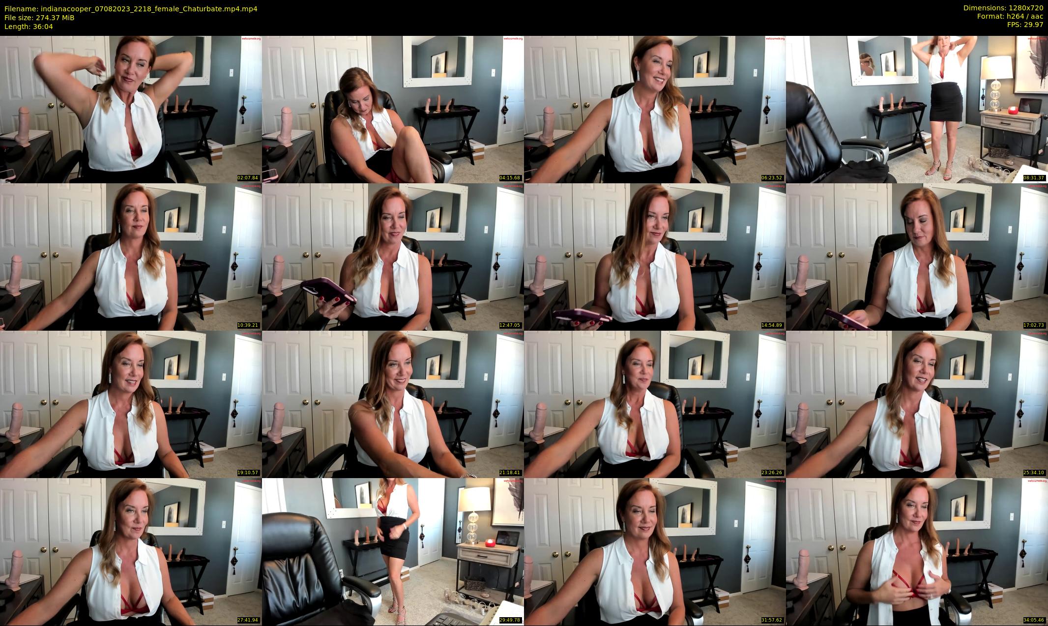 indianacooper — 37 minute Chaturbate female cam show recording, 720p, Aug 7, 2023