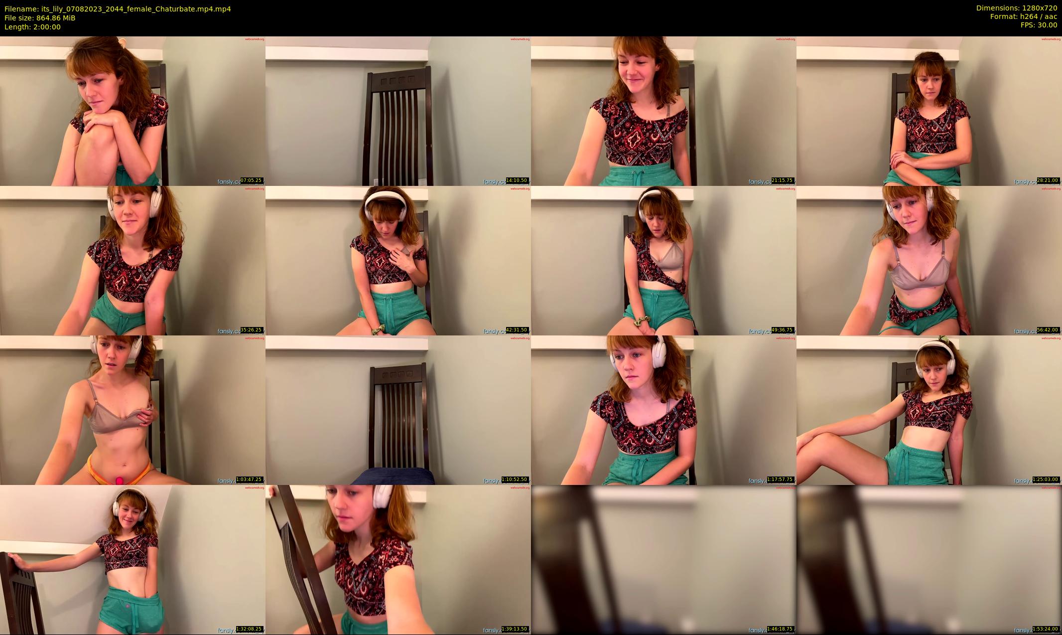 its_lily — 120 minute Chaturbate female cam show recording, 720p, Aug 7, 2023