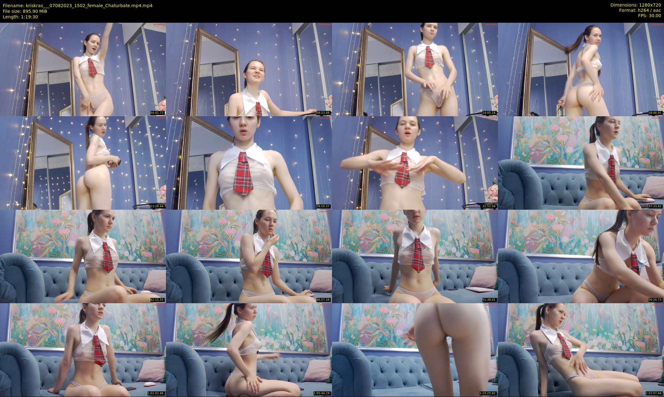 kriskras__ — 80 minute Chaturbate female cam show recording, 720p, Aug 7, 2023