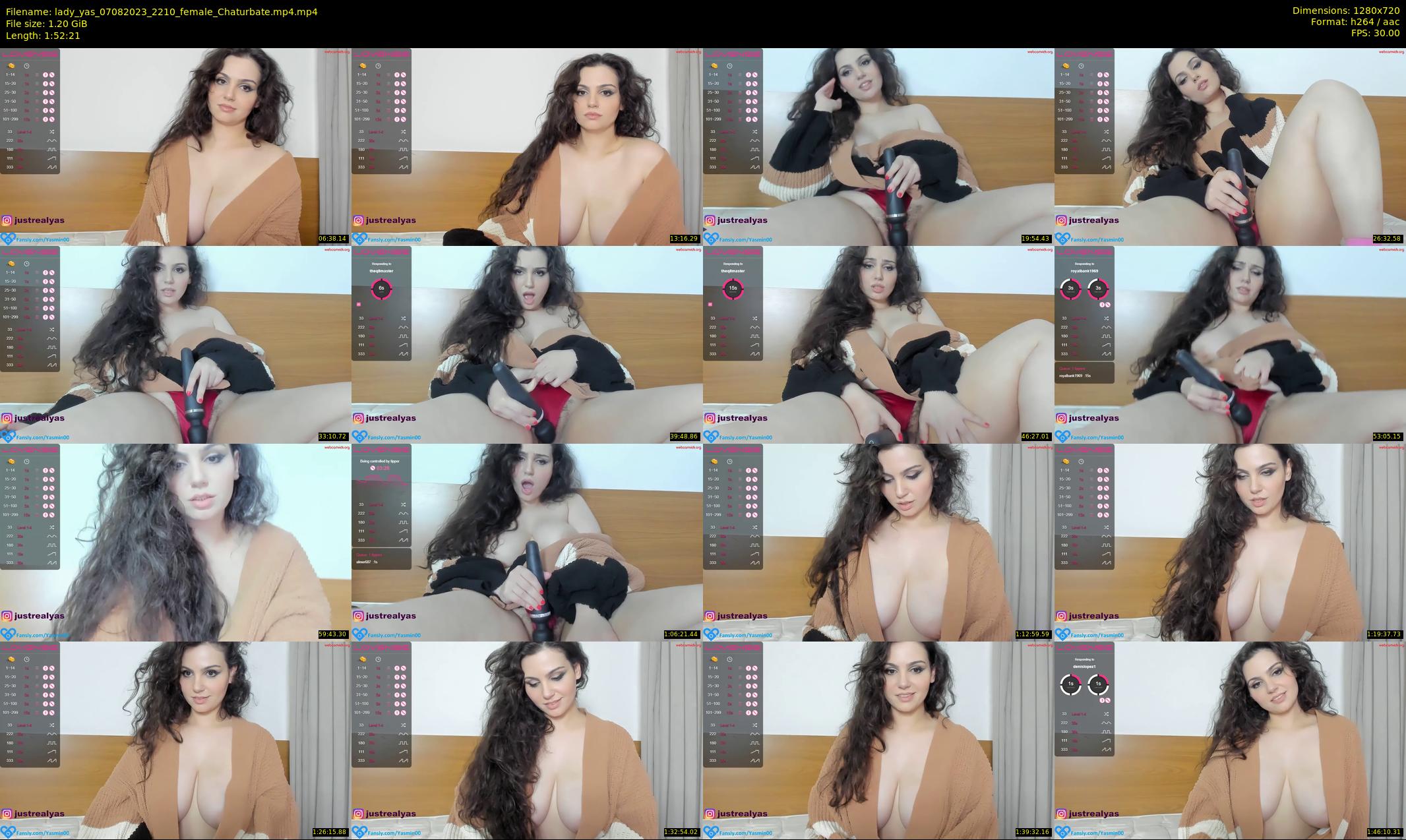 lady_yas — 113 minute Chaturbate female cam show recording, 720p, Aug 7, 2023