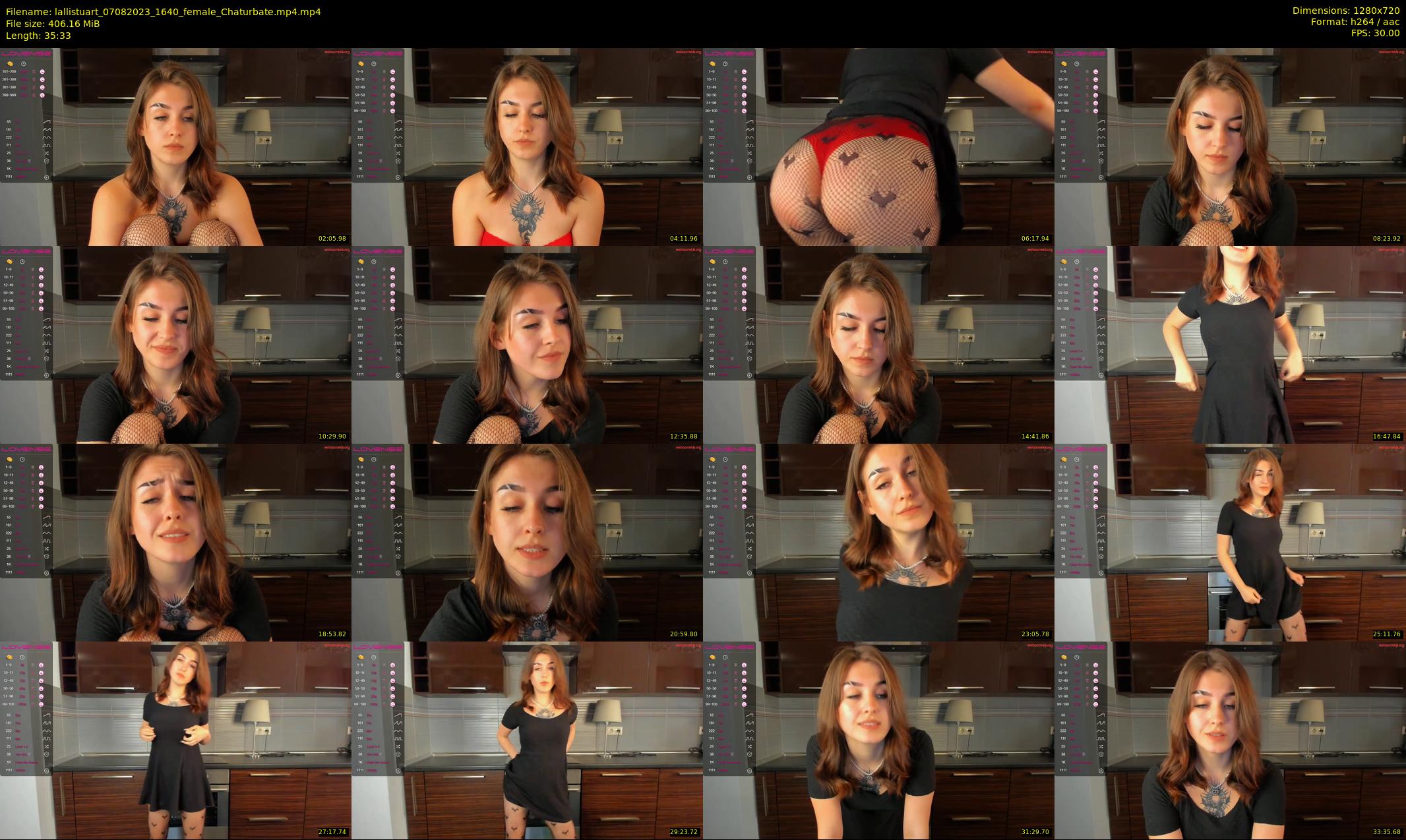 lallistuart — 36 minute Chaturbate female cam show recording, 720p, Aug 7, 2023