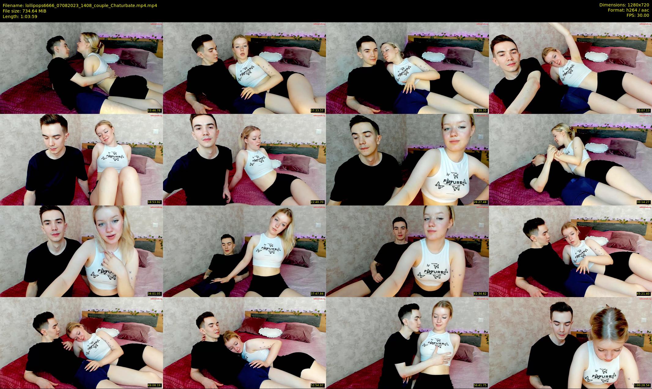 lollipops6666 — 64 minute Chaturbate couple cam show recording, 720p, Aug 7, 2023