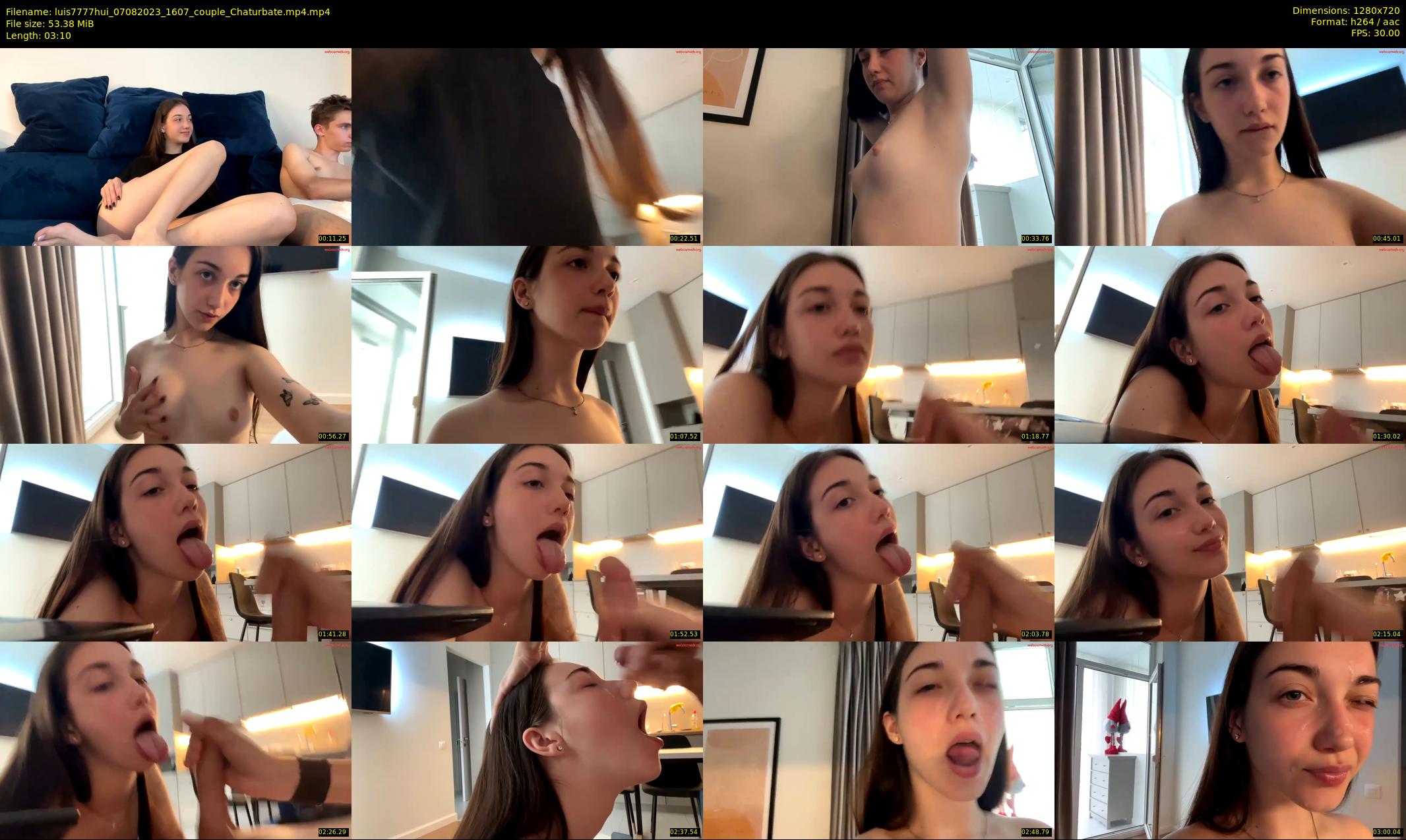 luis7777hui — 4 minute Chaturbate couple cam show recording, 720p, Aug 7, 2023