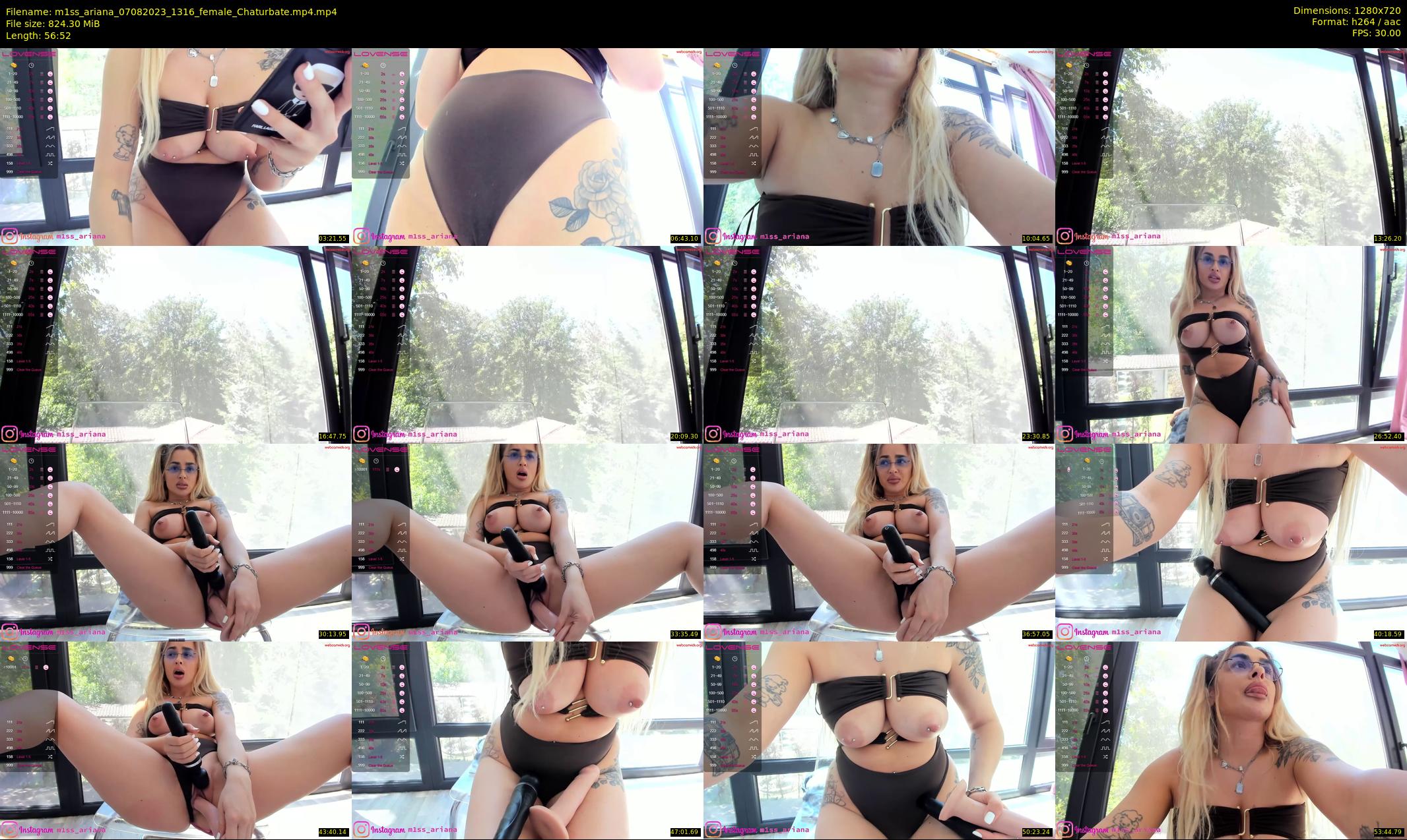 m1ss_ariana — 57 minute Chaturbate female cam show recording, 720p, Aug 7, 2023