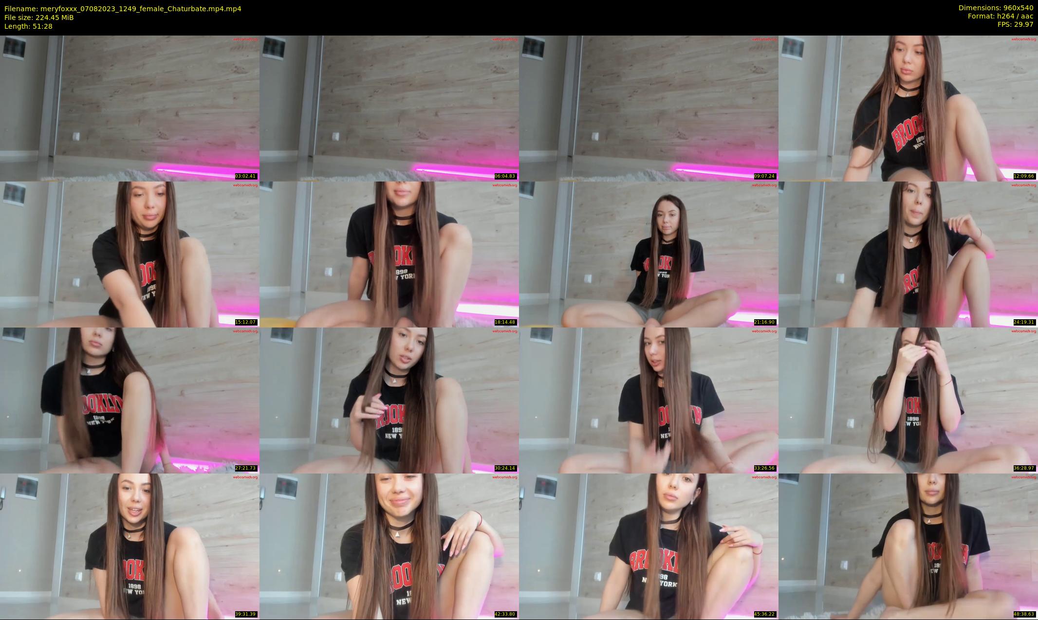 meryfoxxx — 52 minute Chaturbate female cam show recording, 480p, Aug 7, 2023