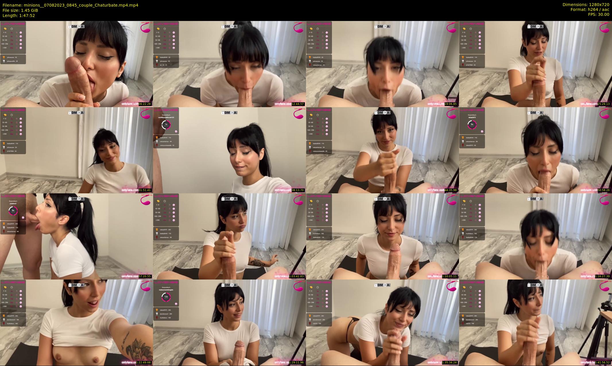 minions_ — 108 minute Chaturbate couple cam show recording, 720p, Aug 7, 2023