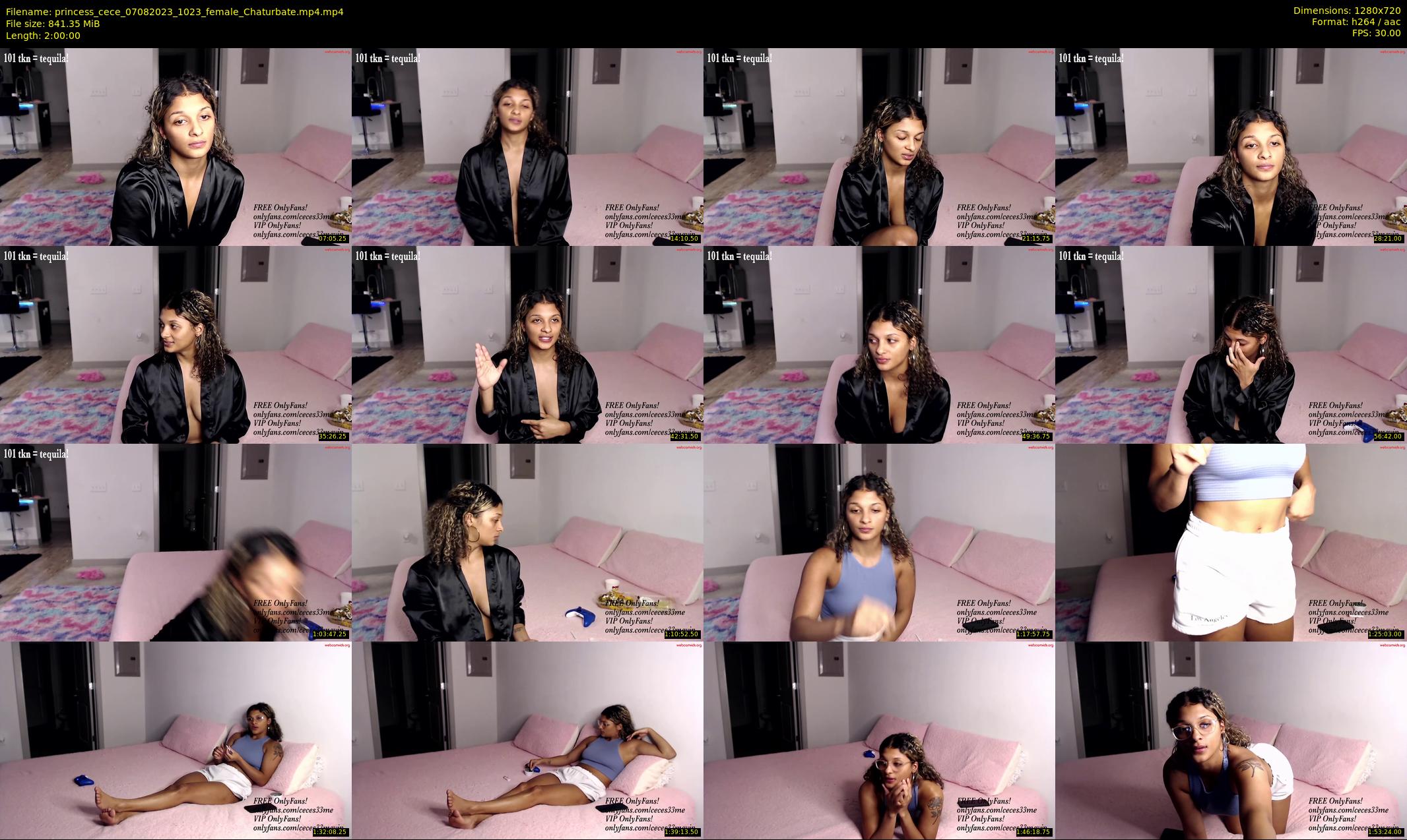 princess_cece — 120 minute Chaturbate female cam show recording, 720p, Aug 7, 2023