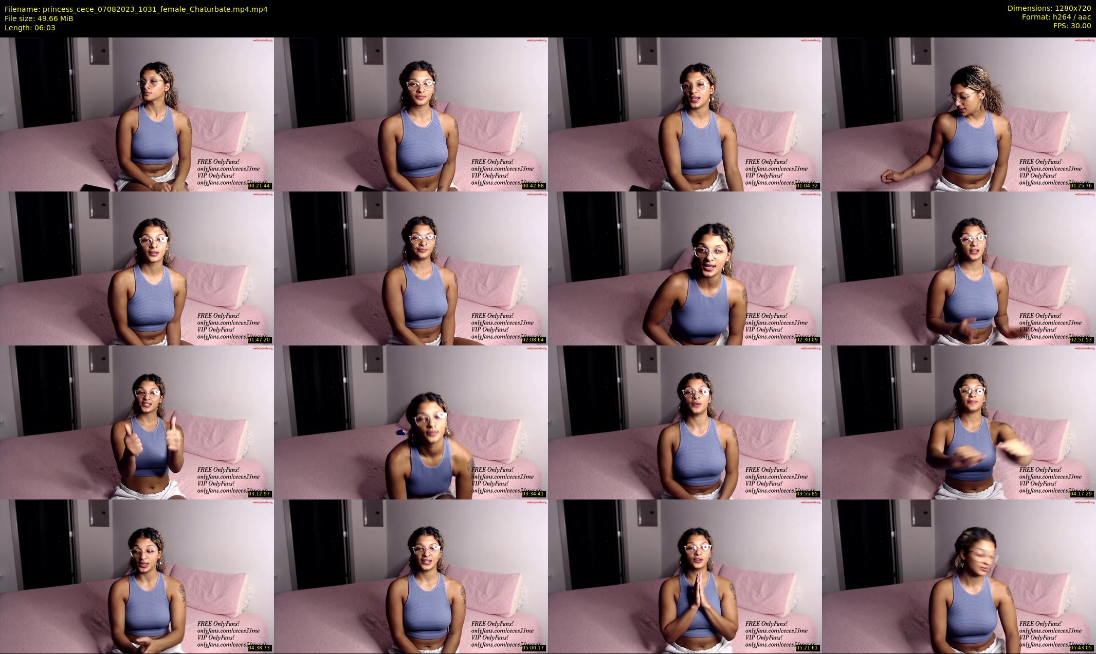princess_cece — 7 minute Chaturbate female cam show recording, 720p, Aug 7, 2023