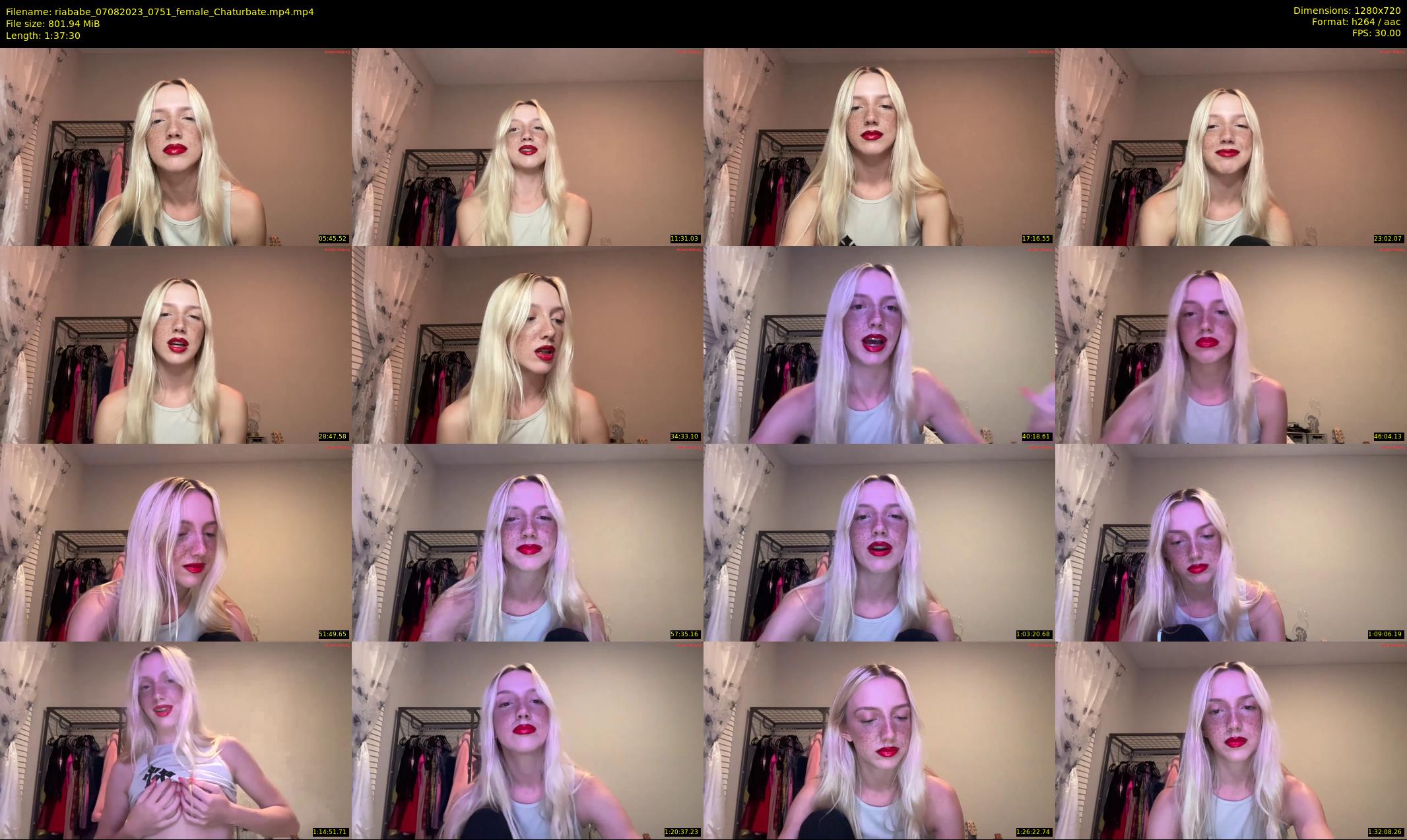 riababe — 98 minute Chaturbate female cam show recording, 720p, Aug 7, 2023