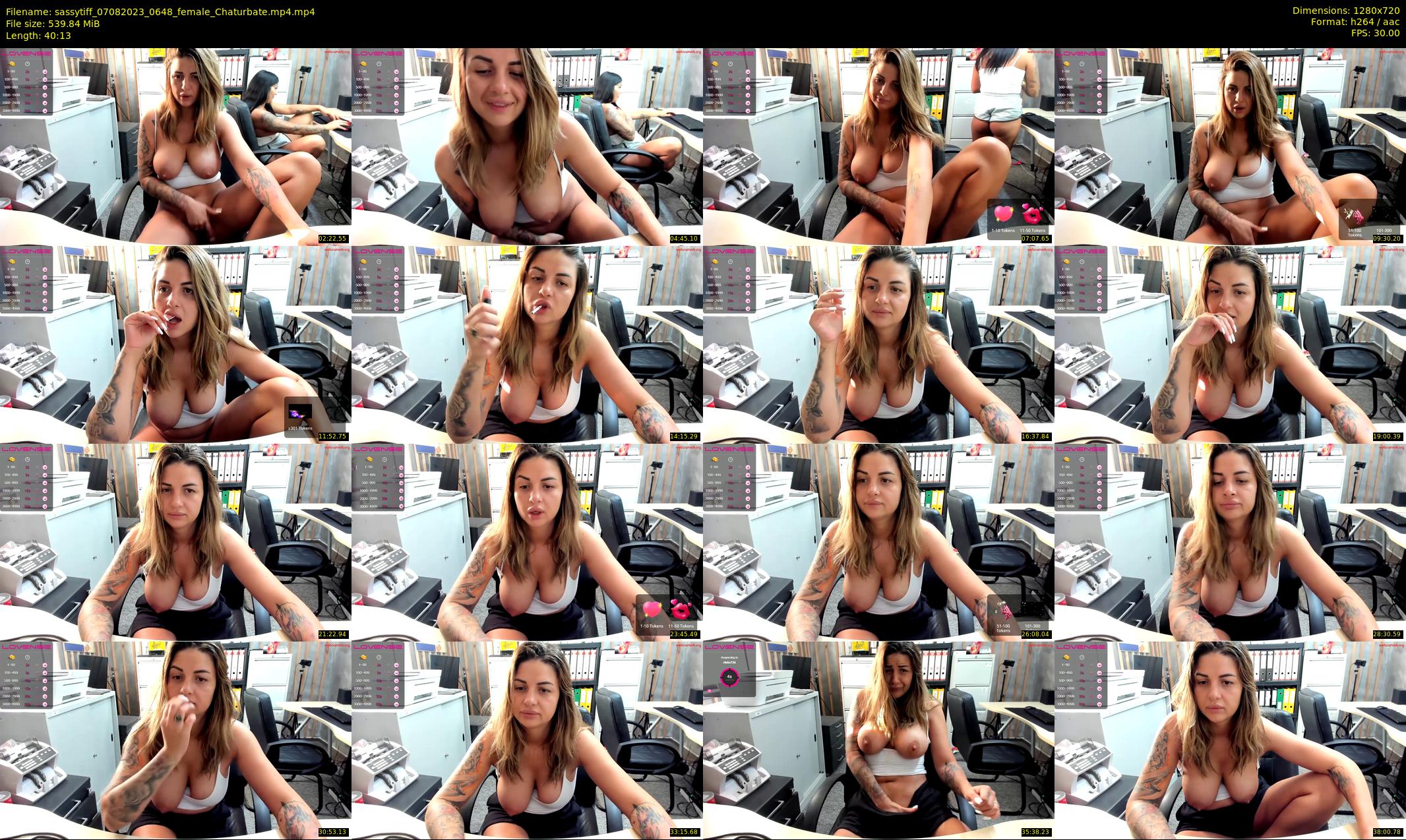 sassytiff — 41 minute Chaturbate couple cam show recording, 720p, Aug 7, 2023