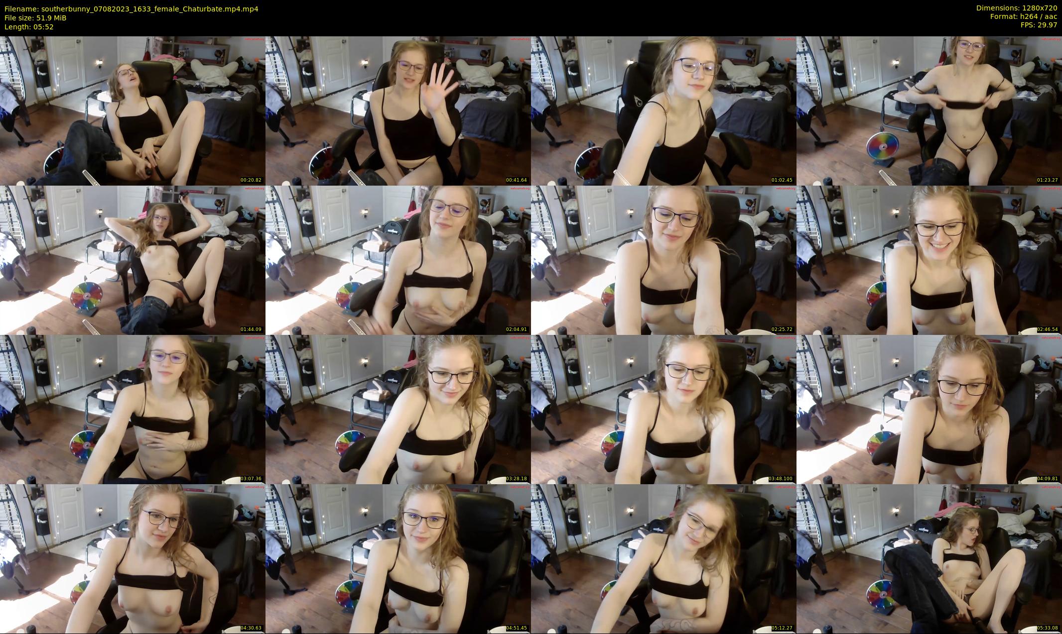 southerbunny — 6 minute Chaturbate female cam show recording, 720p, Aug 7, 2023