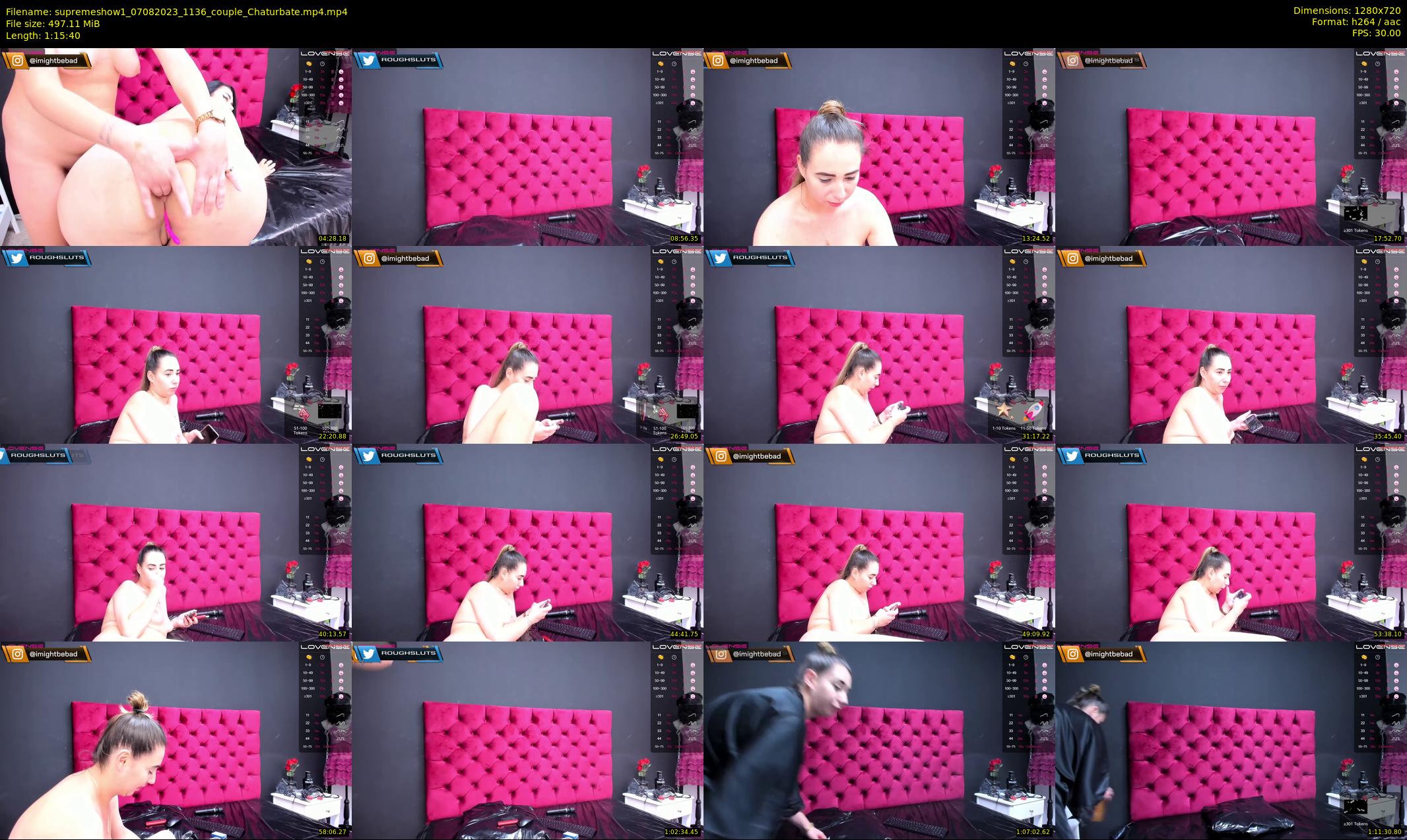 supremeshow1 — 76 minute Chaturbate couple cam show recording, 720p, Aug 7, 2023
