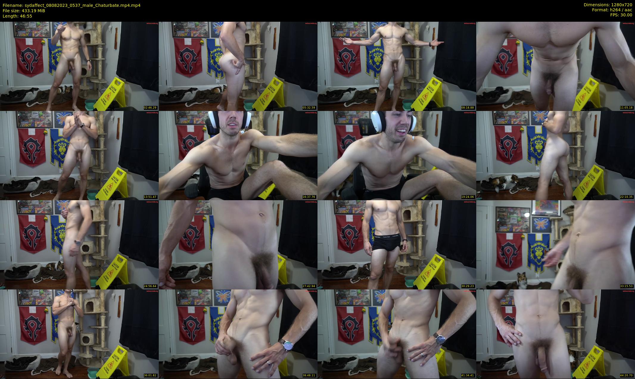 sydaffect — 47 minute Chaturbate male cam show recording, 720p, Aug 8, 2023
