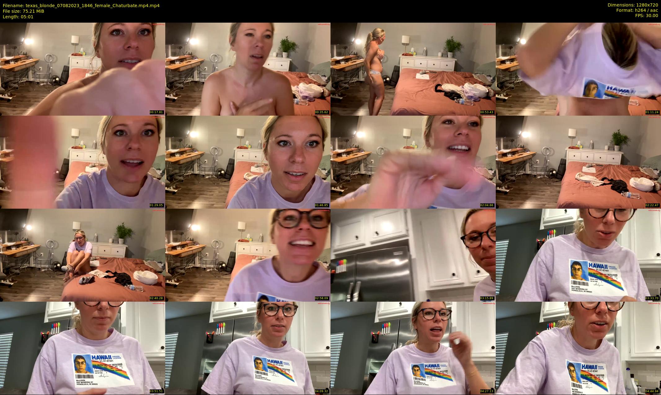 texas_blonde — 6 minute Chaturbate female cam show recording, 720p, Aug 7, 2023