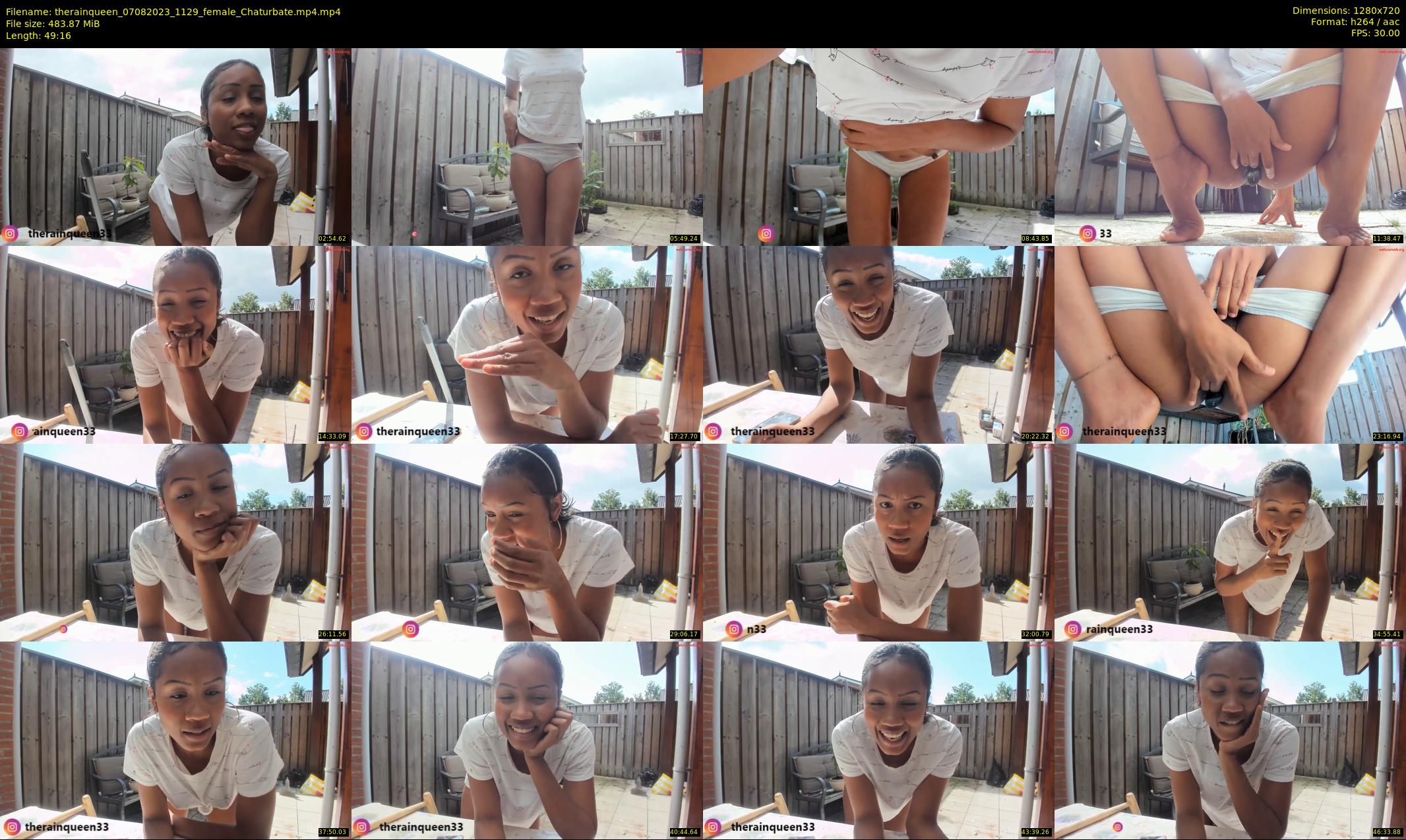 therainqueen — 50 minute Chaturbate female cam show recording, 720p, Aug 7, 2023