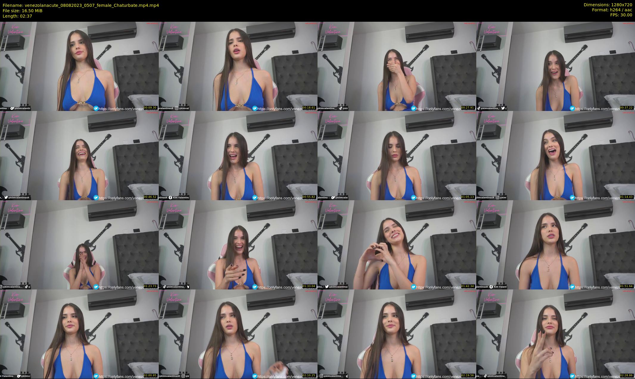 venezolanacute — 3 minute Chaturbate female cam show recording, 720p, Aug 8, 2023