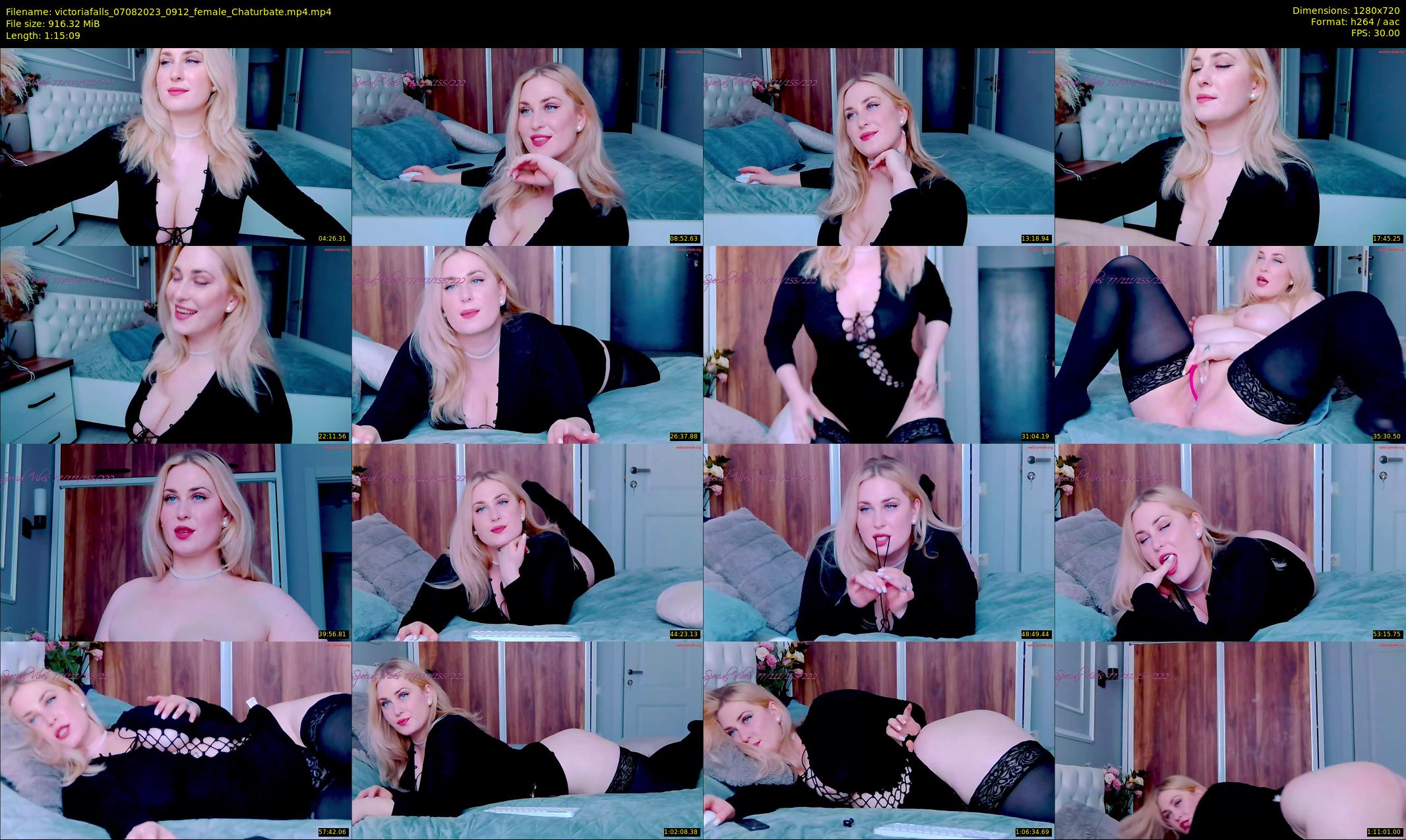 victoriafalls — 76 minute Chaturbate female cam show recording, 720p, Aug 7, 2023