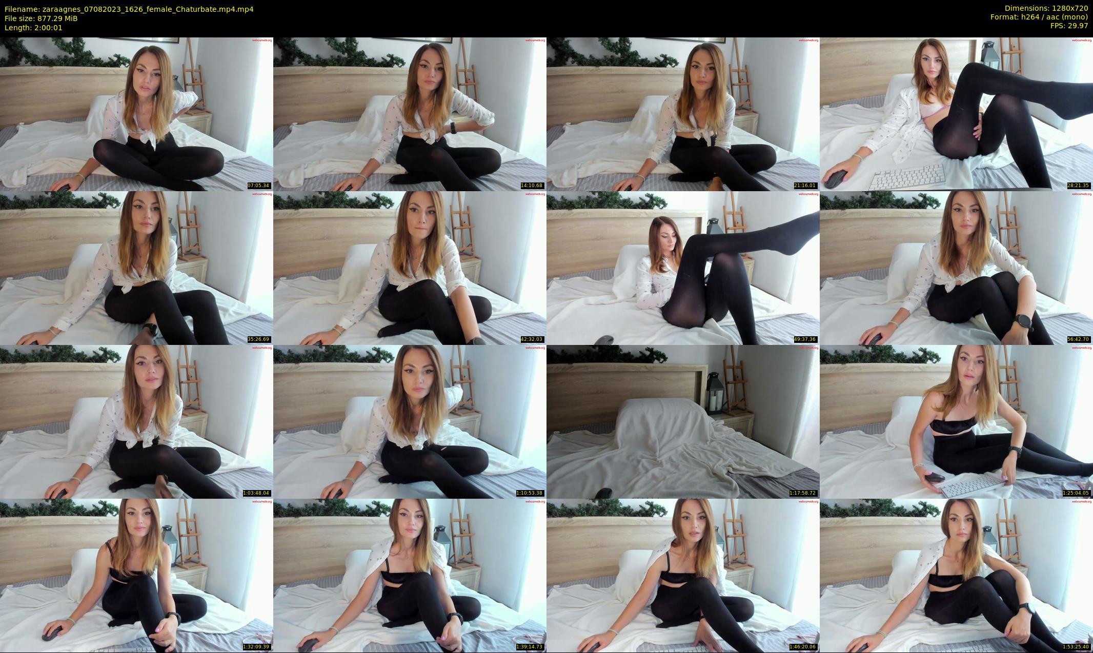 zaraagnes — 121 minute Chaturbate female cam show recording, 720p, Aug 7, 2023