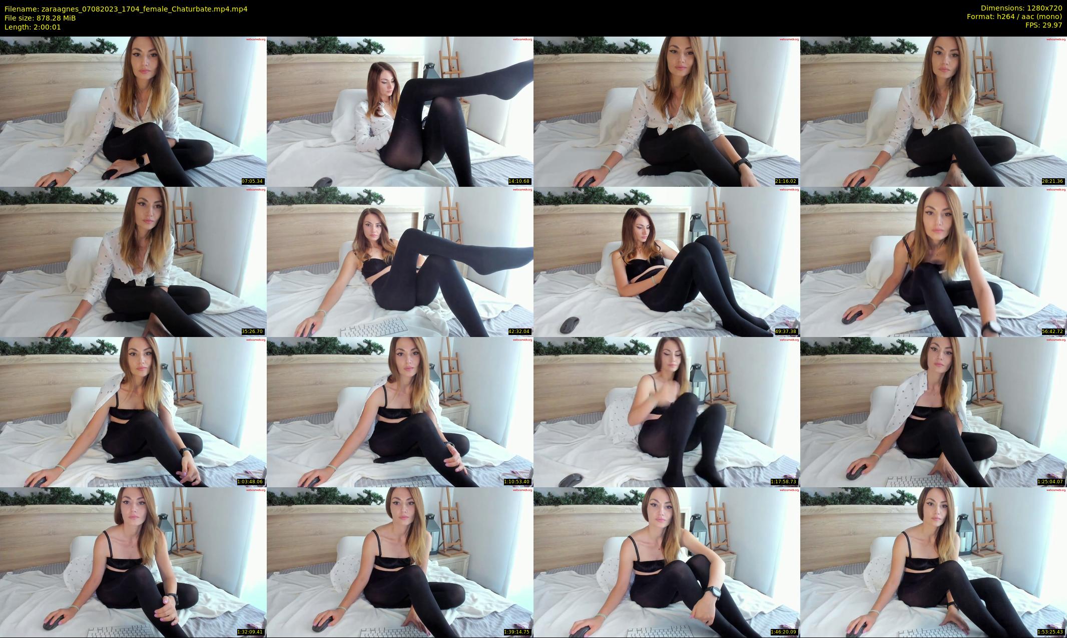 zaraagnes — 121 minute Chaturbate female cam show recording, 720p, Aug 7, 2023