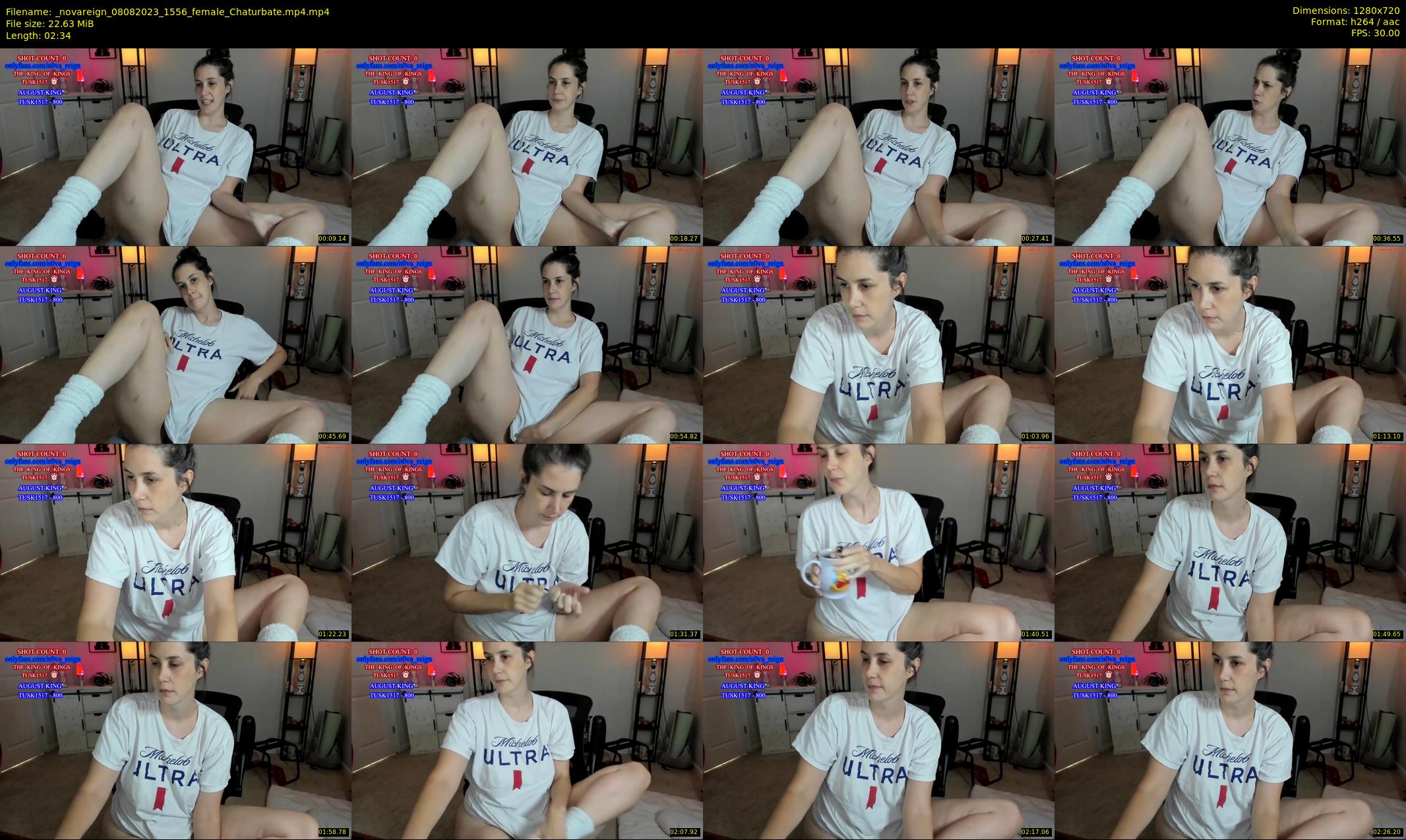 _novareign — 3 minute Chaturbate female cam show recording, 720p, Aug 8, 2023