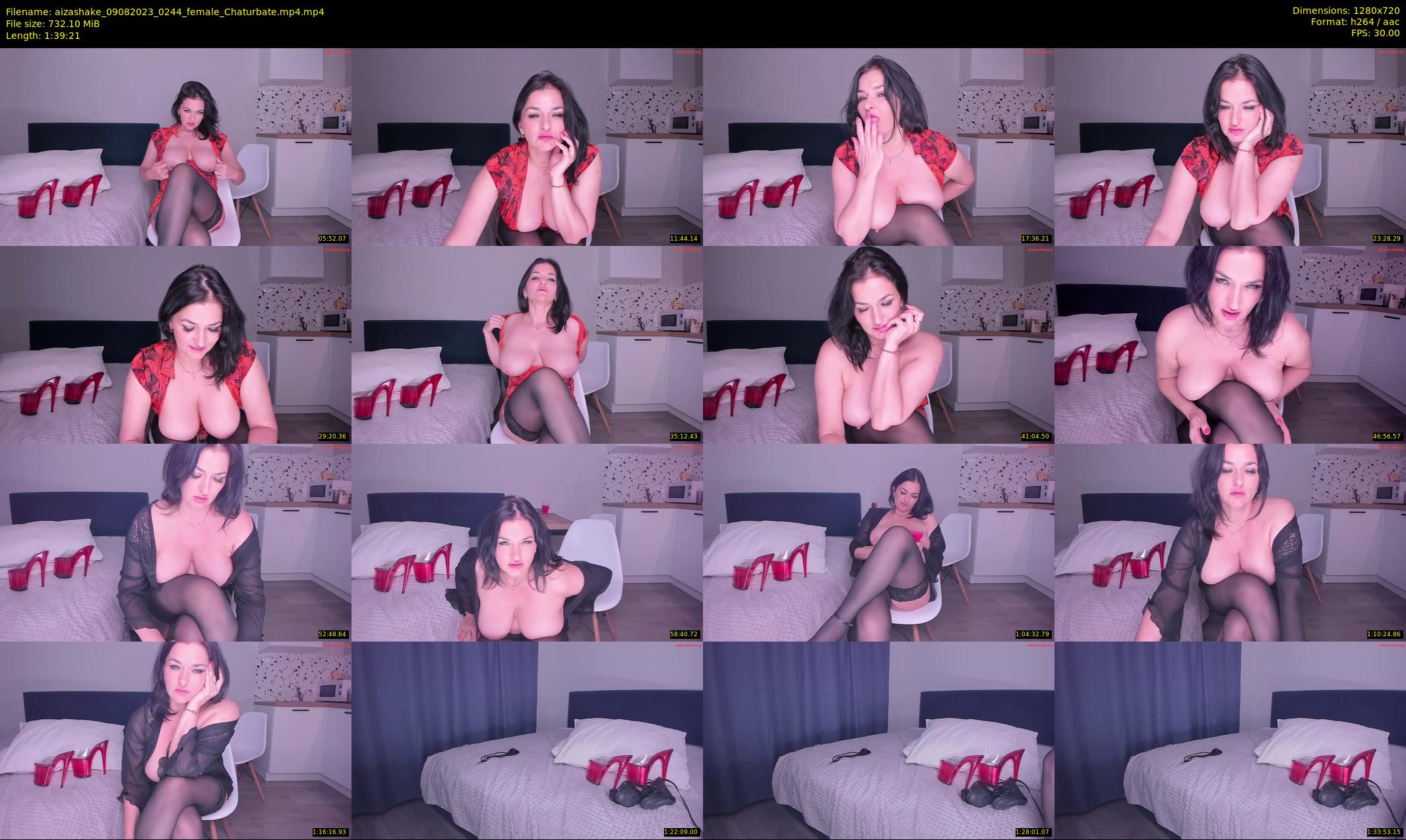aizashake — 100 minute Chaturbate female cam show recording, 720p, Aug 9, 2023