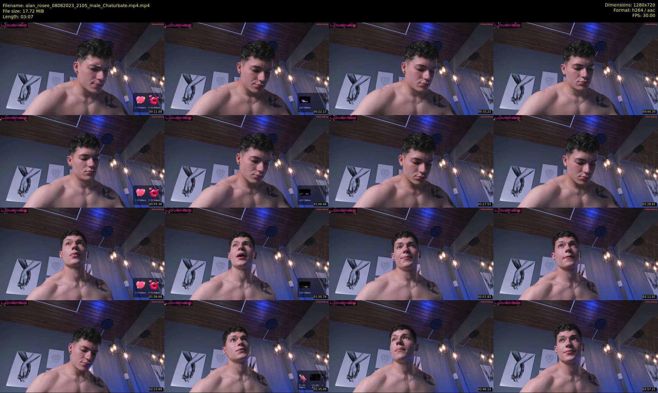 alan_rosee — 4 minute Chaturbate male cam show recording, 720p, Aug 8, 2023