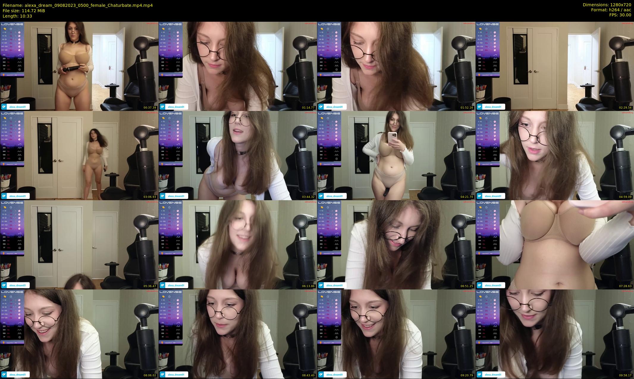 alexa_dream — 11 minute Chaturbate female cam show recording, 720p, Aug 9, 2023