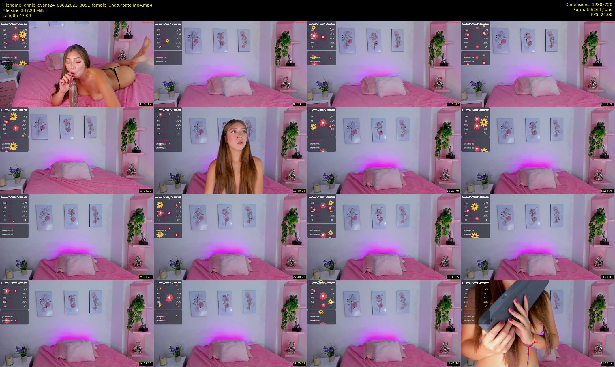 annie_evans24 — 48 minute Chaturbate female cam show recording, 720p, Aug 9, 2023