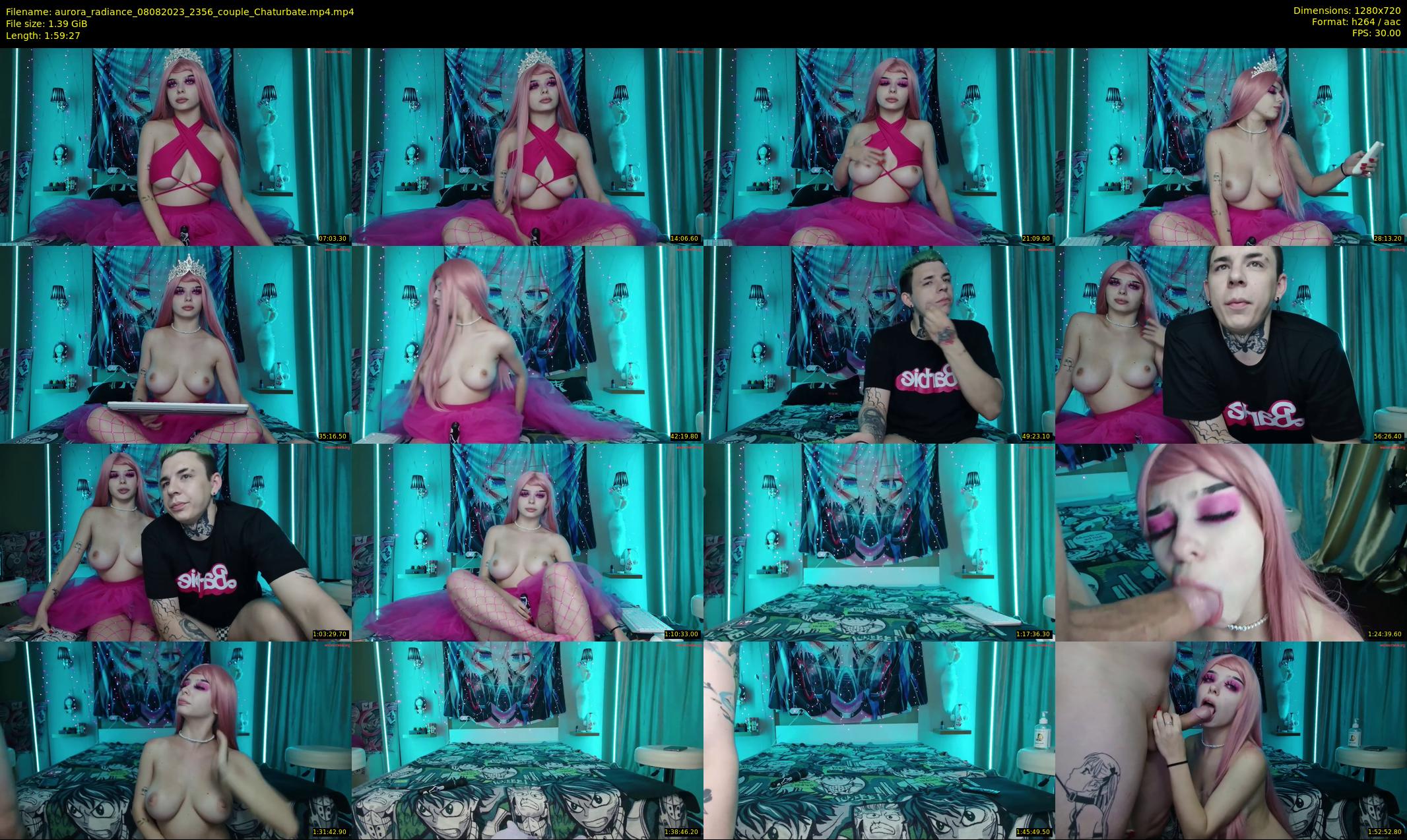 aurora_radiance — 120 minute Chaturbate couple cam show recording, 720p, Aug 8, 2023