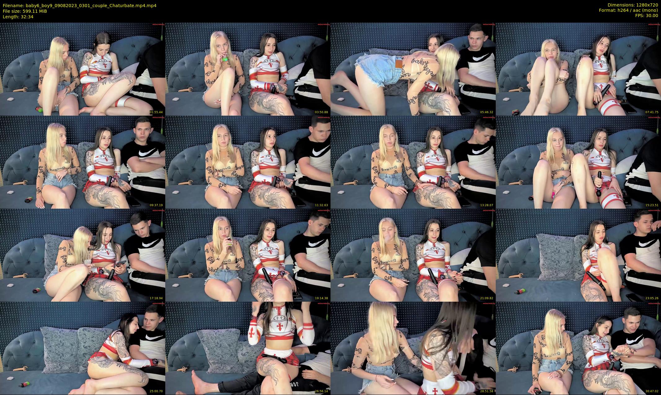 baby6_boy9 — 33 minute Chaturbate couple cam show recording, 720p, Aug 9, 2023