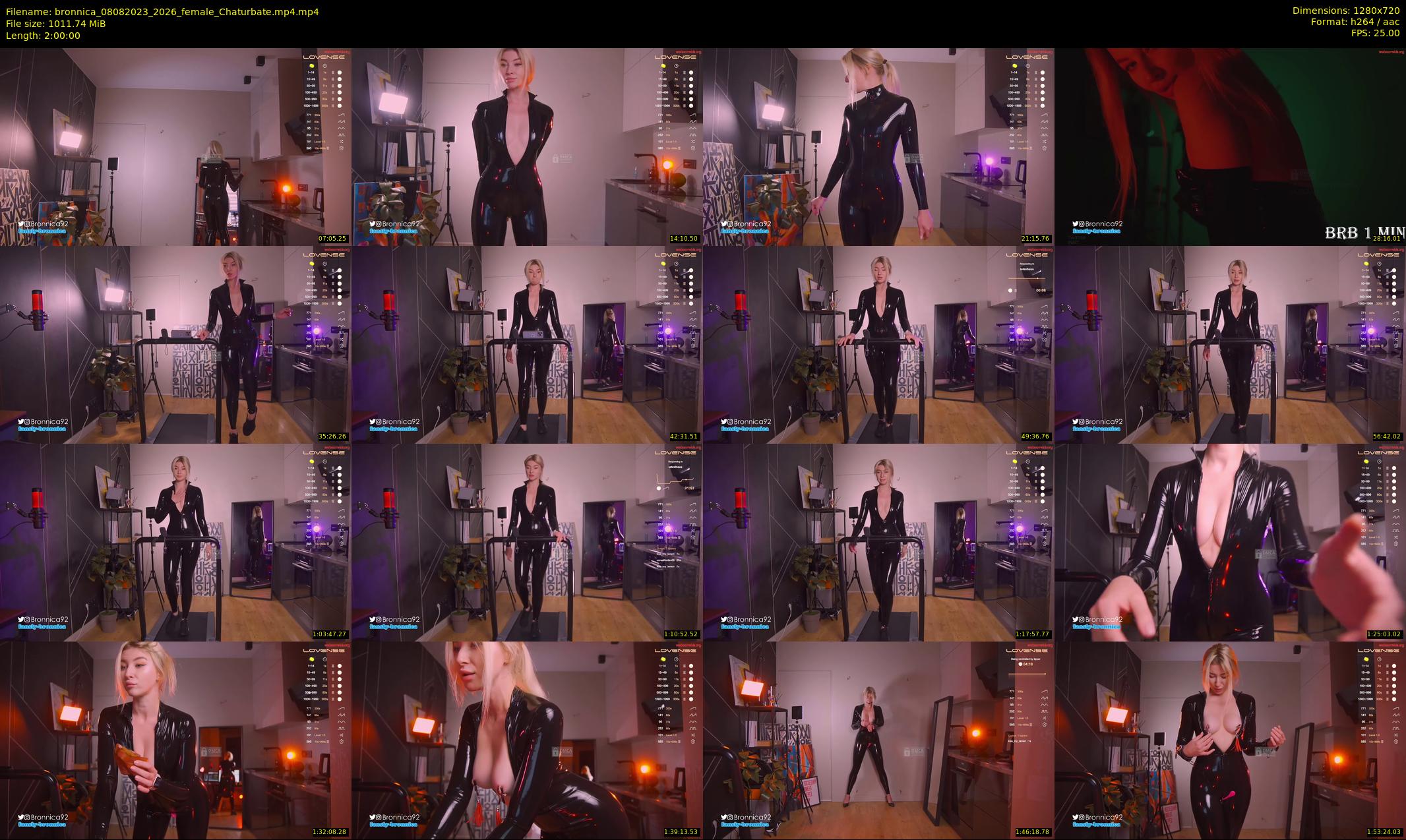 bronnica — 120 minute Chaturbate female cam show recording, 720p, Aug 8, 2023