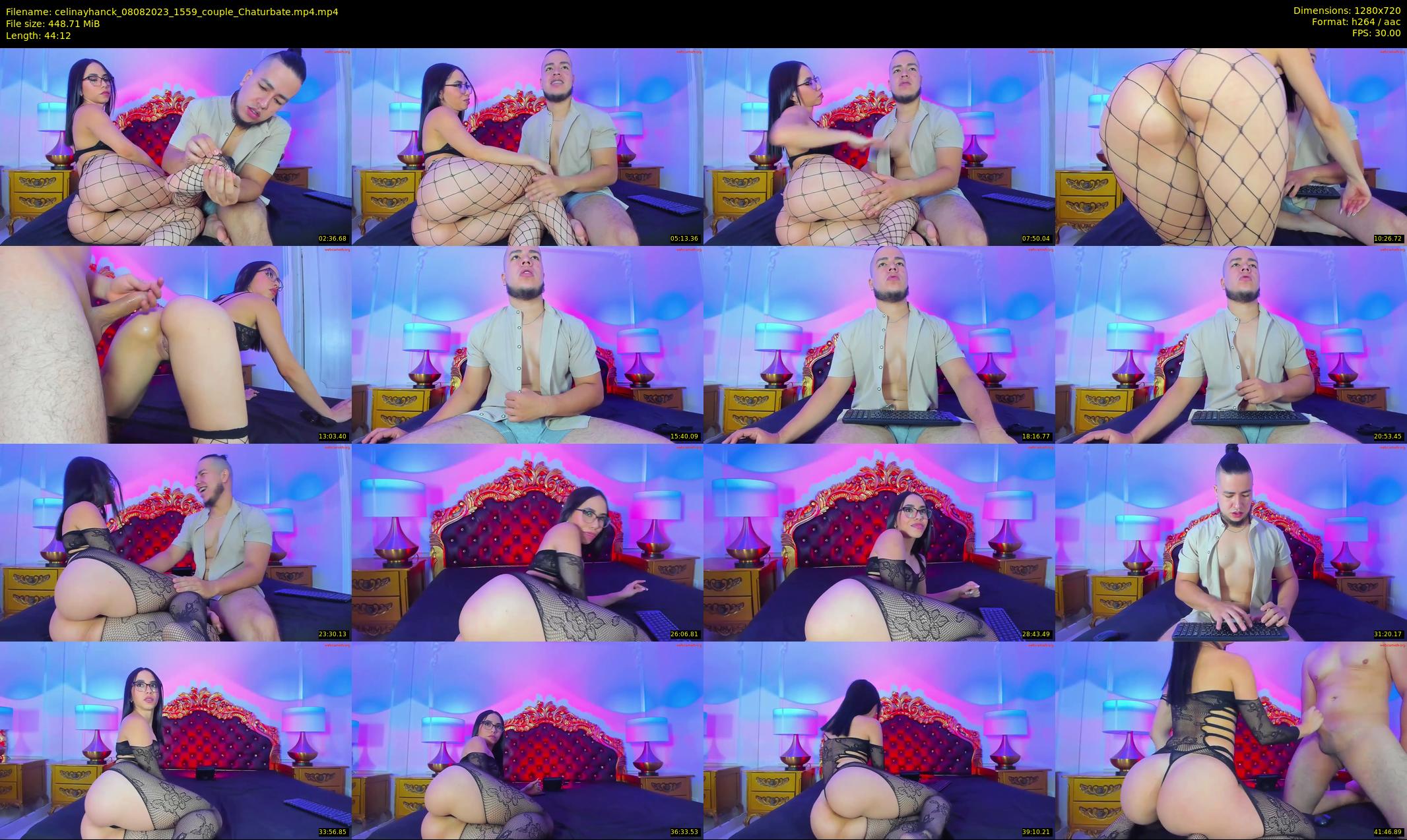 celinayhanck — 45 minute Chaturbate couple cam show recording, 720p, Aug 8, 2023