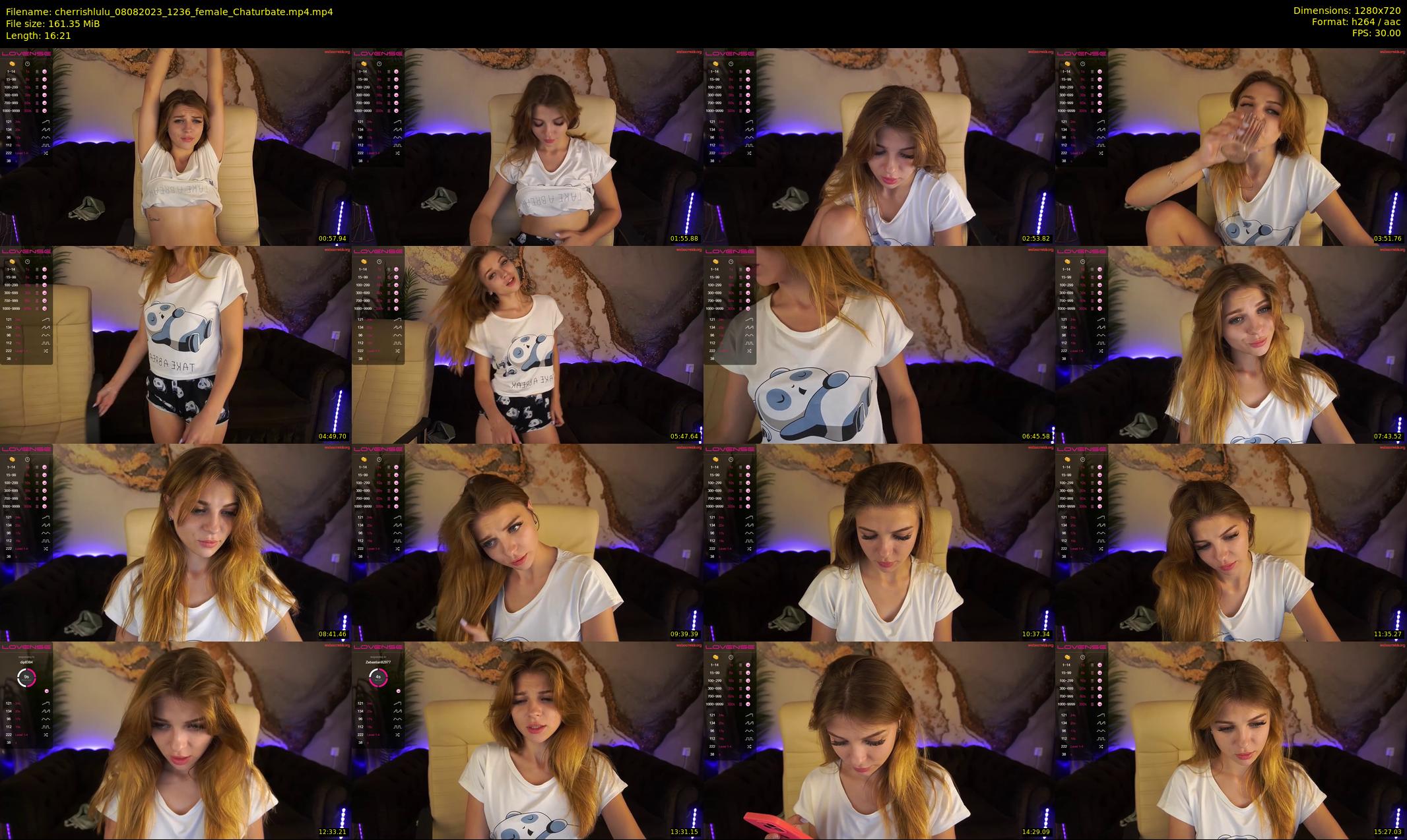 cherrishlulu — 17 minute Chaturbate female cam show recording, 720p, Aug 8, 2023