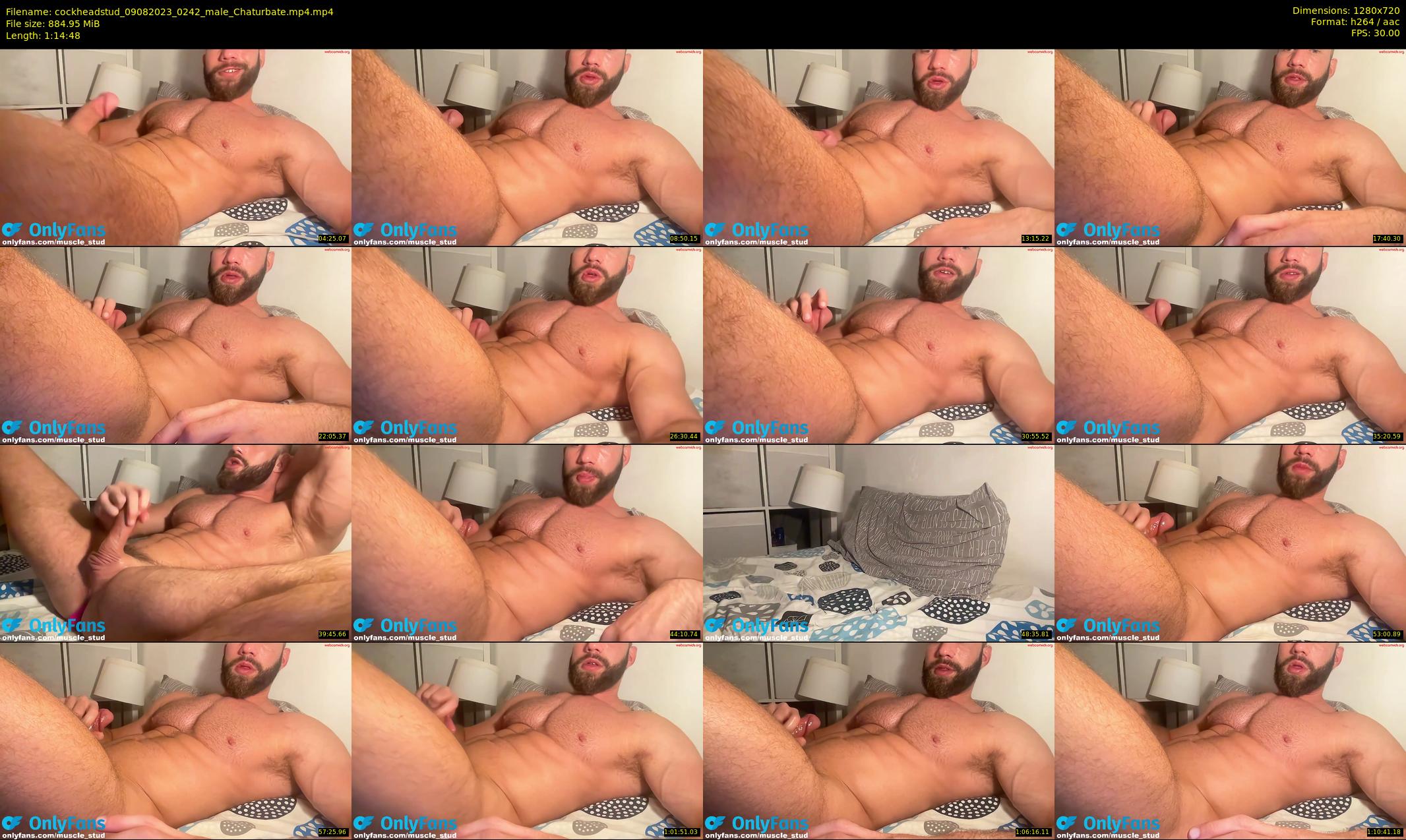 cockheadstud — 75 minute Chaturbate male cam show recording, 720p, Aug 9, 2023