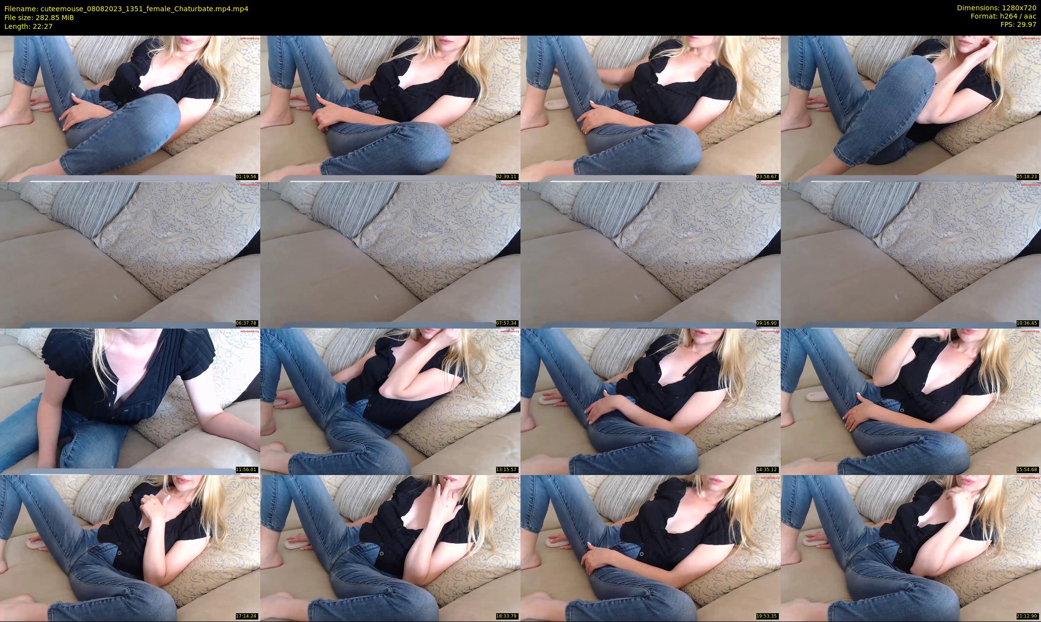 cuteemouse — 23 minute Chaturbate female cam show recording, 720p, Aug 8, 2023