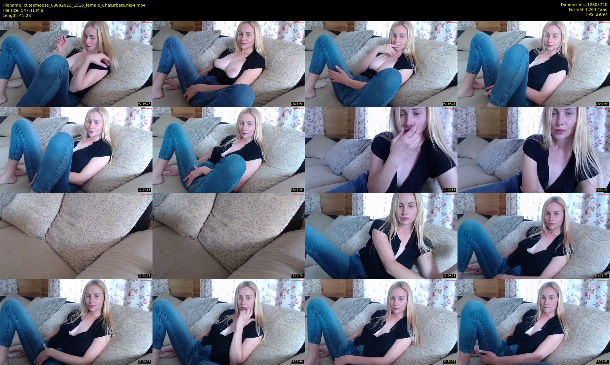 cuteemouse — 42 minute Chaturbate female cam show recording, 720p, Aug 8, 2023