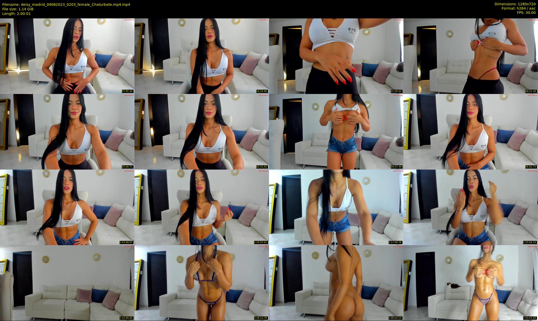 deisy_madrid — 121 minute Chaturbate female cam show recording, 720p, Aug 9, 2023