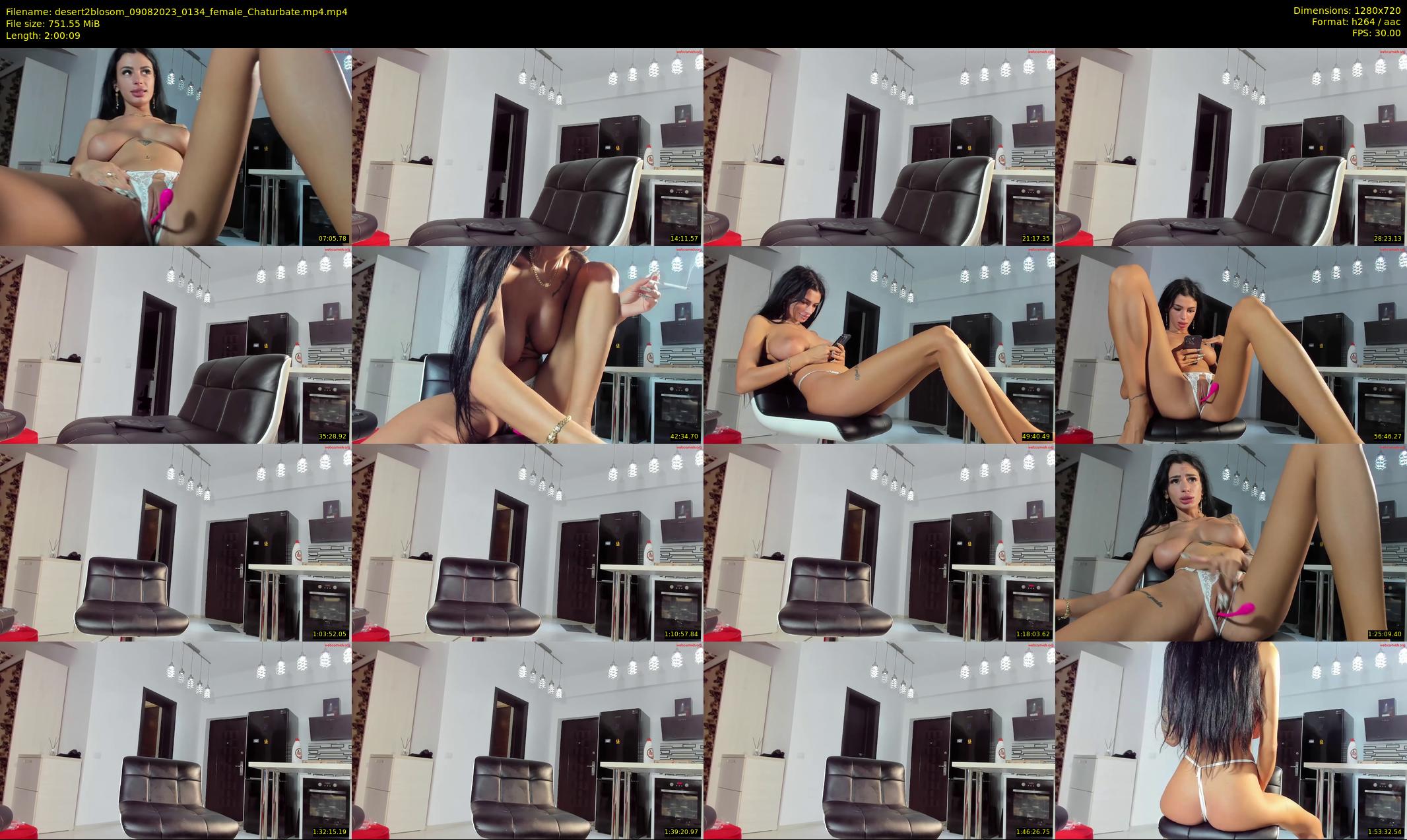 desert2blosom — 121 minute Chaturbate female cam show recording, 720p, Aug 9, 2023