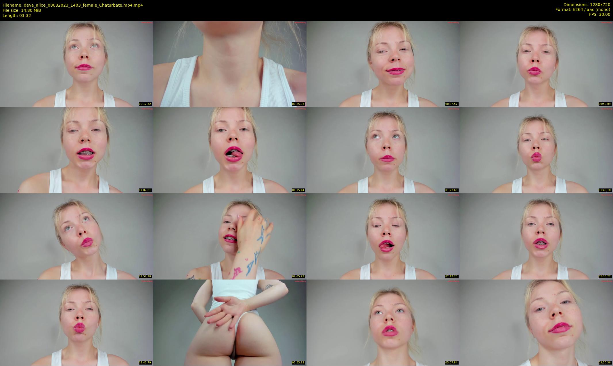 deva_alice — 4 minute Chaturbate female cam show recording, 720p, Aug 8, 2023