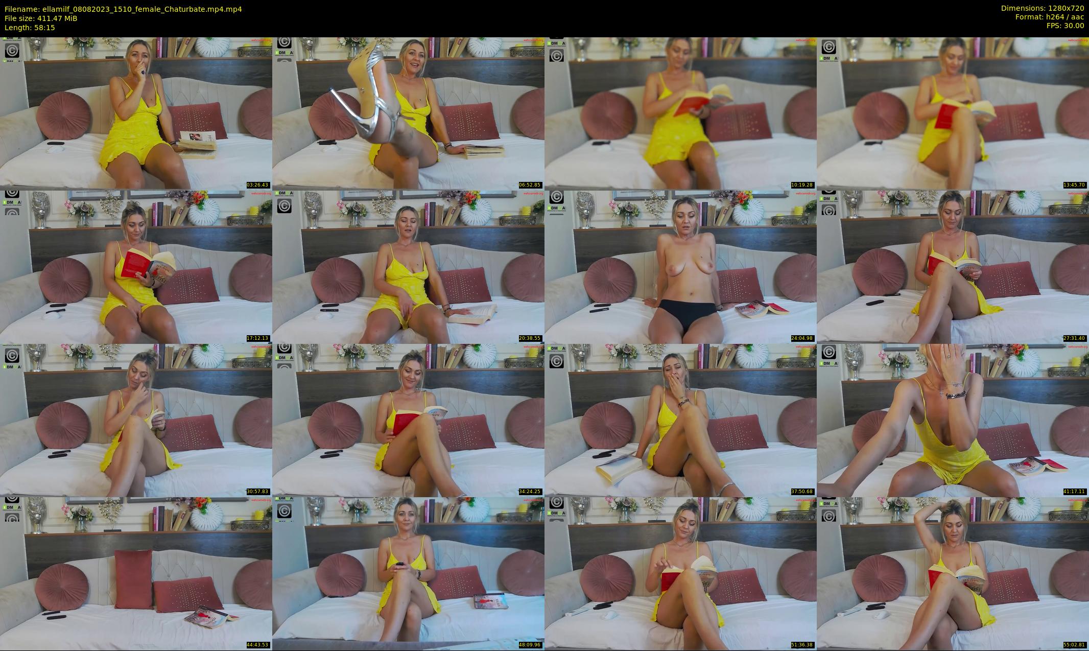 ellamilf — 59 minute Chaturbate female cam show recording, 720p, Aug 8, 2023