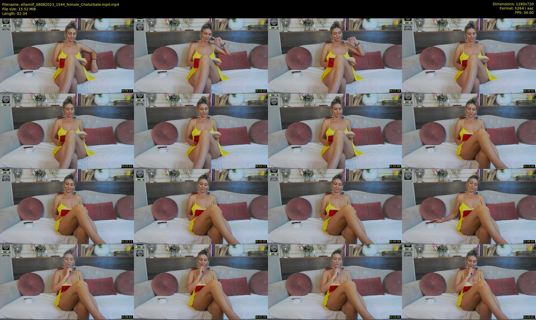 ellamilf — 3 minute Chaturbate female cam show recording, 720p, Aug 8, 2023