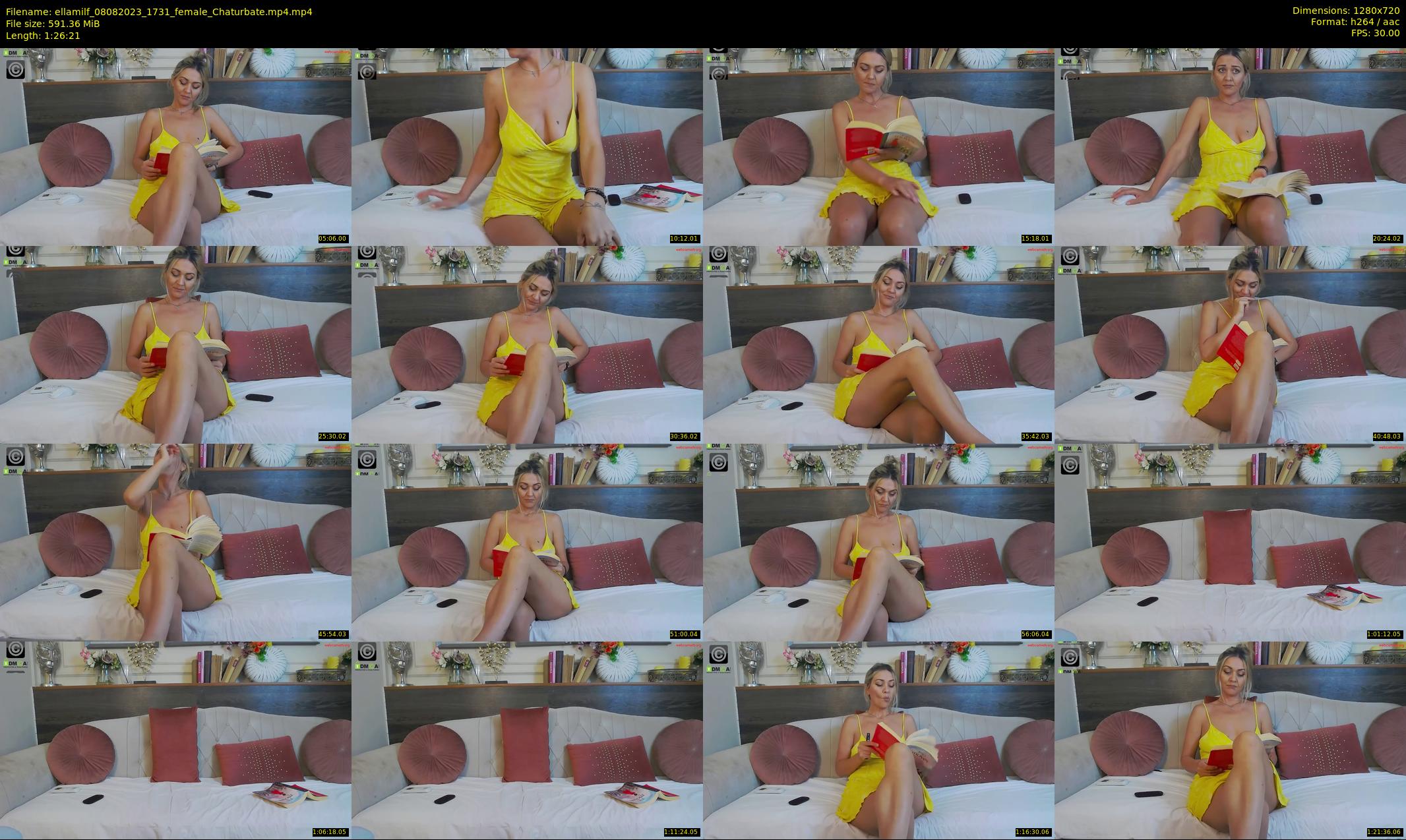 ellamilf — 87 minute Chaturbate female cam show recording, 720p, Aug 8, 2023