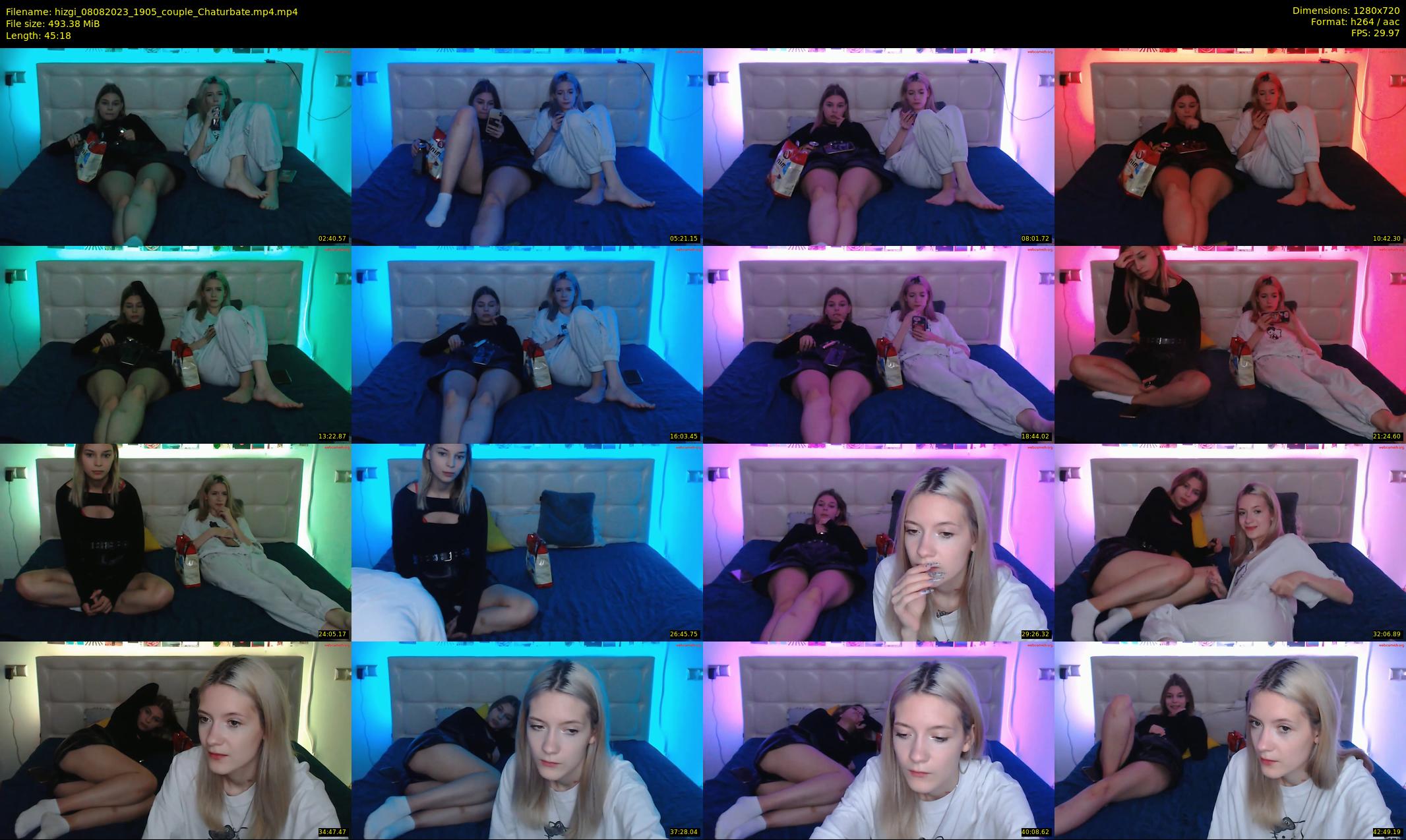 hizgi — 46 minute Chaturbate couple cam show recording, 720p, Aug 8, 2023