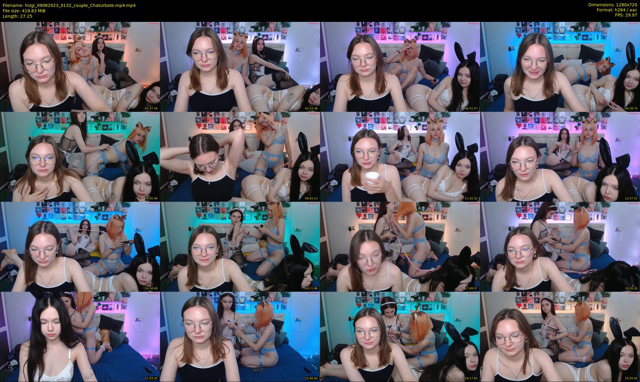 hizgi — 28 minute Chaturbate couple cam show recording, 720p, Aug 9, 2023