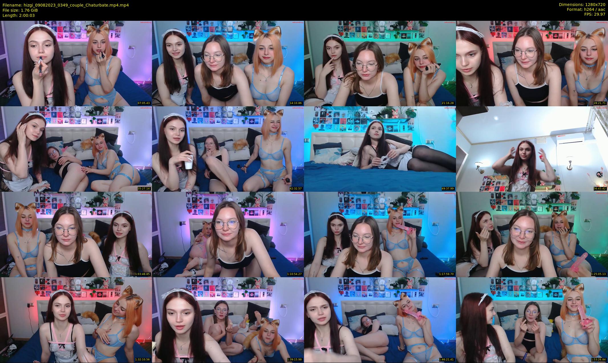 hizgi — 121 minute Chaturbate couple cam show recording, 720p, Aug 9, 2023