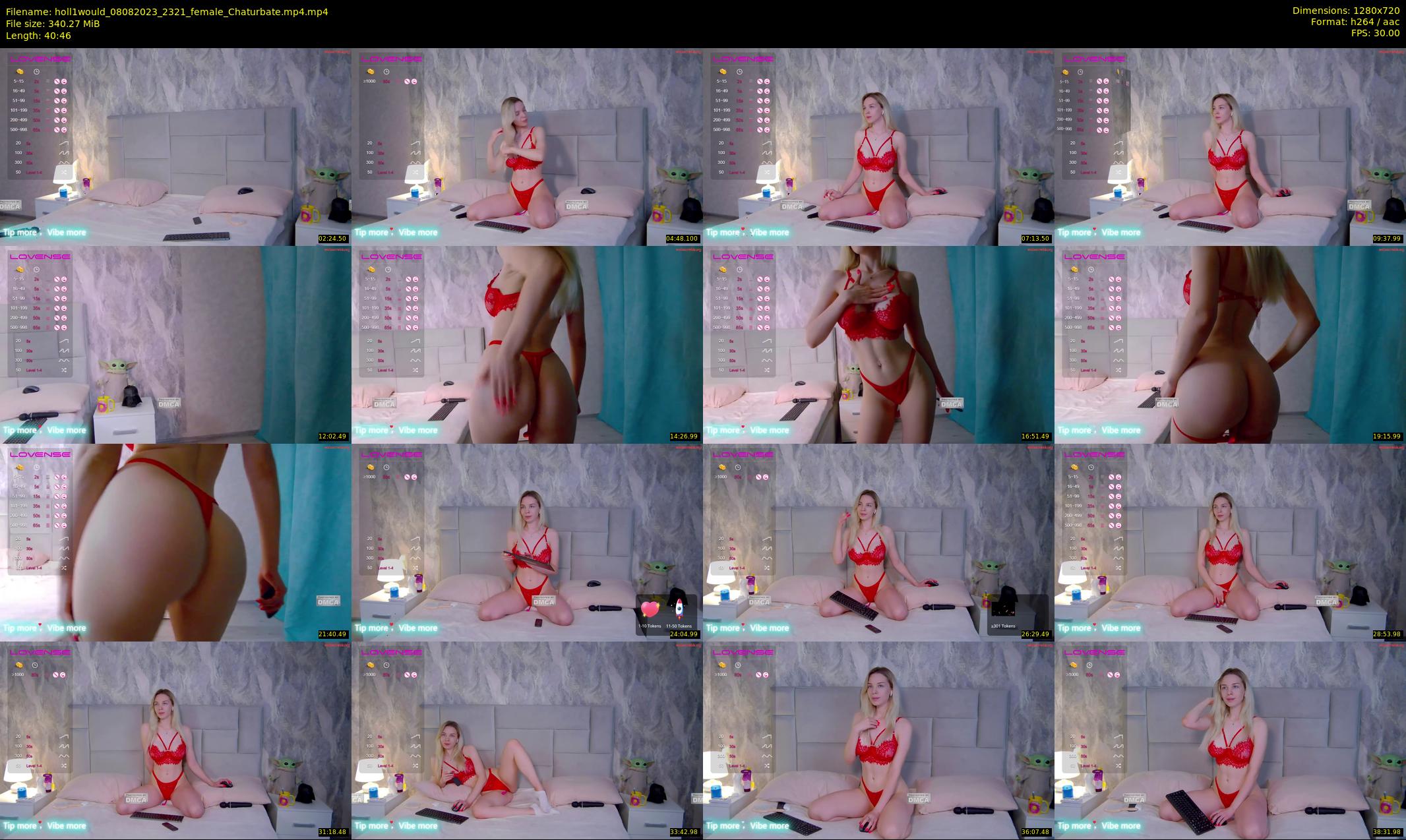 holl1would — 41 minute Chaturbate female cam show recording, 720p, Aug 8, 2023