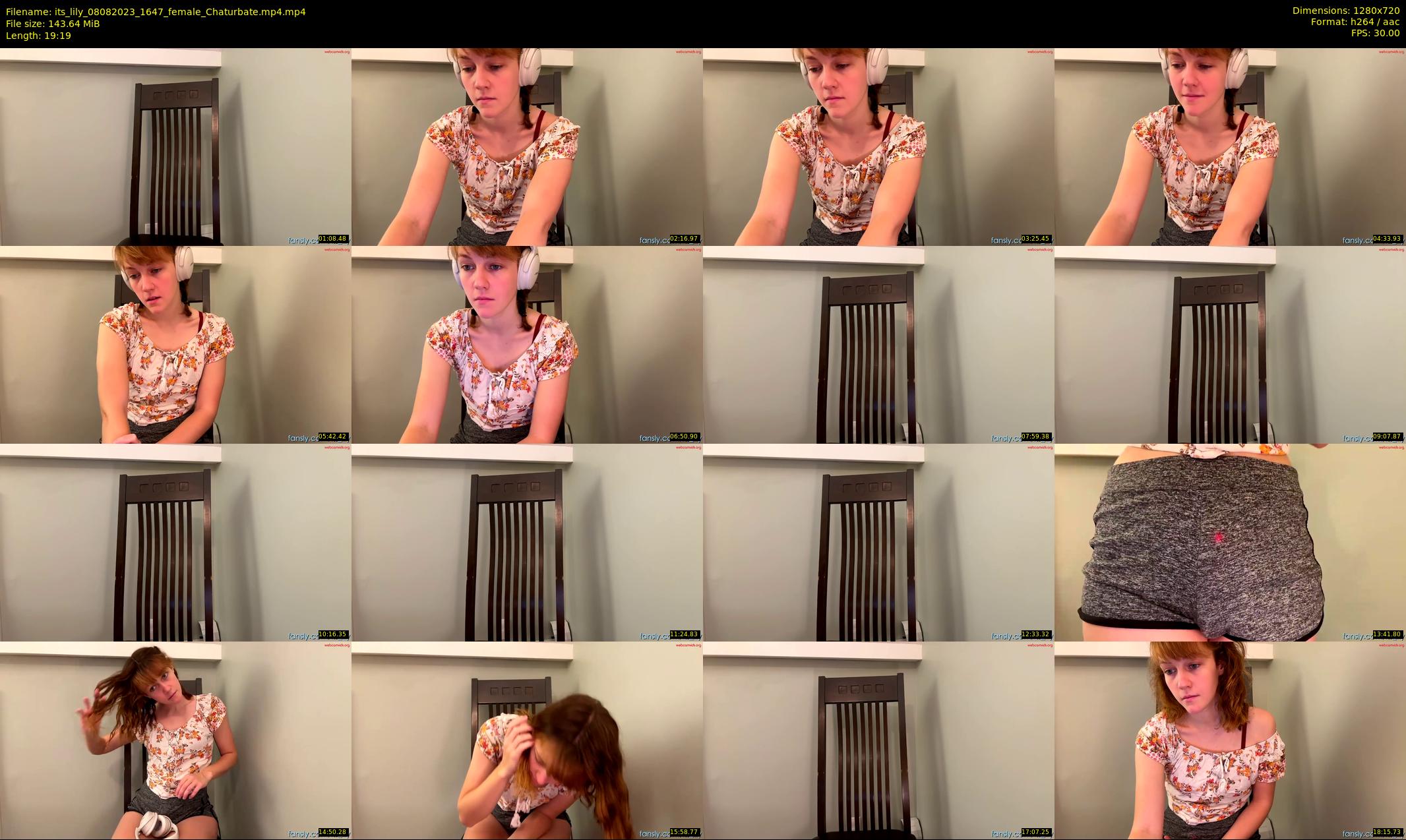 its_lily — 20 minute Chaturbate female cam show recording, 720p, Aug 8, 2023