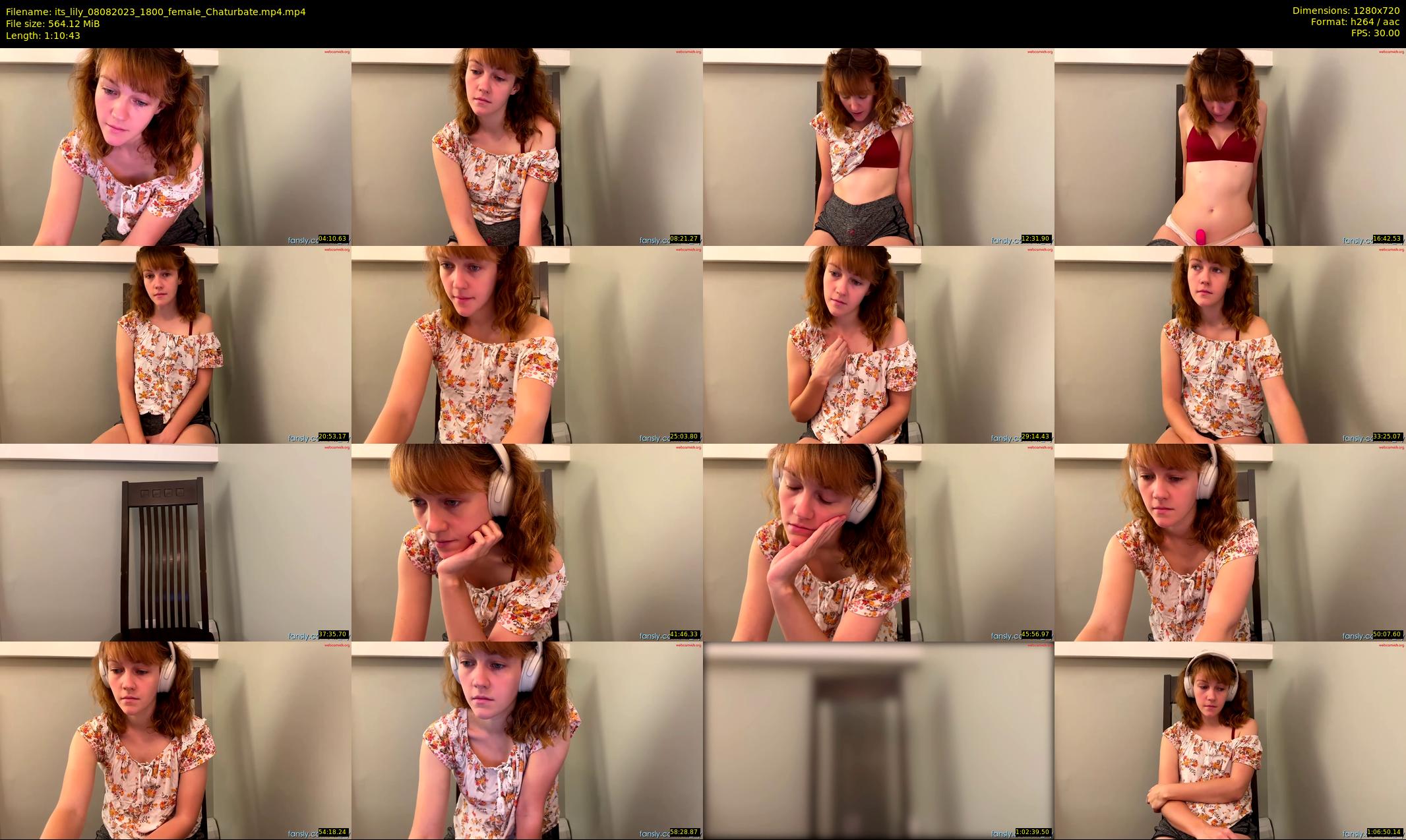 its_lily — 71 minute Chaturbate female cam show recording, 720p, Aug 8, 2023