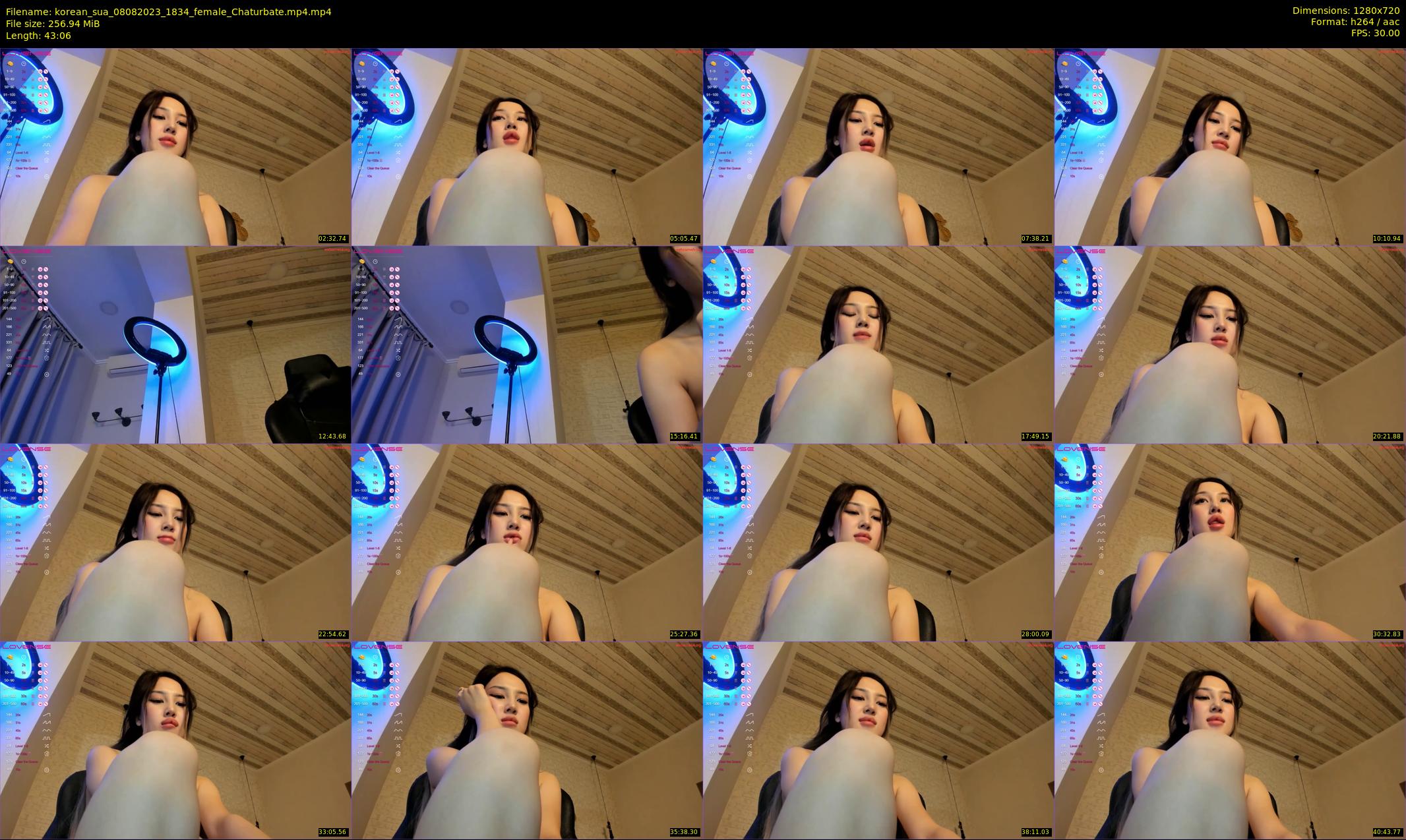 korean_sua — 44 minute Chaturbate female cam show recording, 720p, Aug 8, 2023