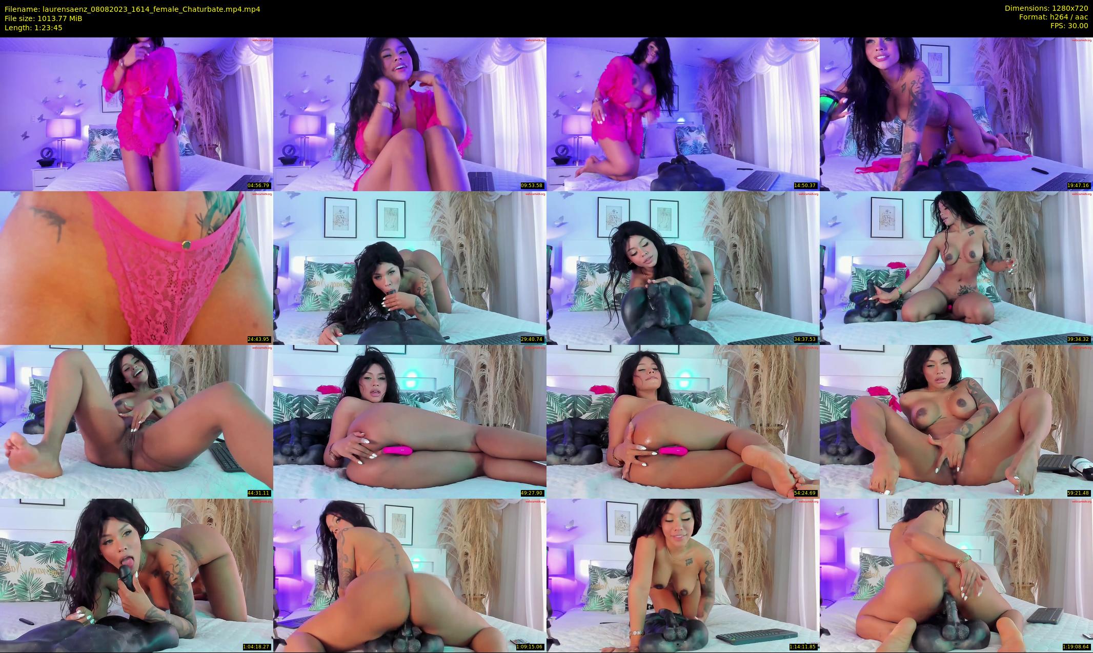 laurensaenz — 84 minute Chaturbate female cam show recording, 720p, Aug 8, 2023